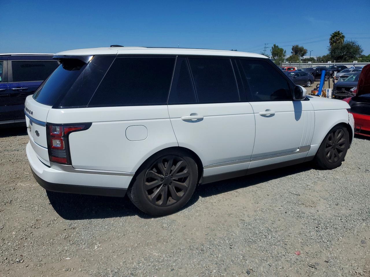 2014 Land Rover Range Rover Hse White vin: SALGS2WF1EA159541