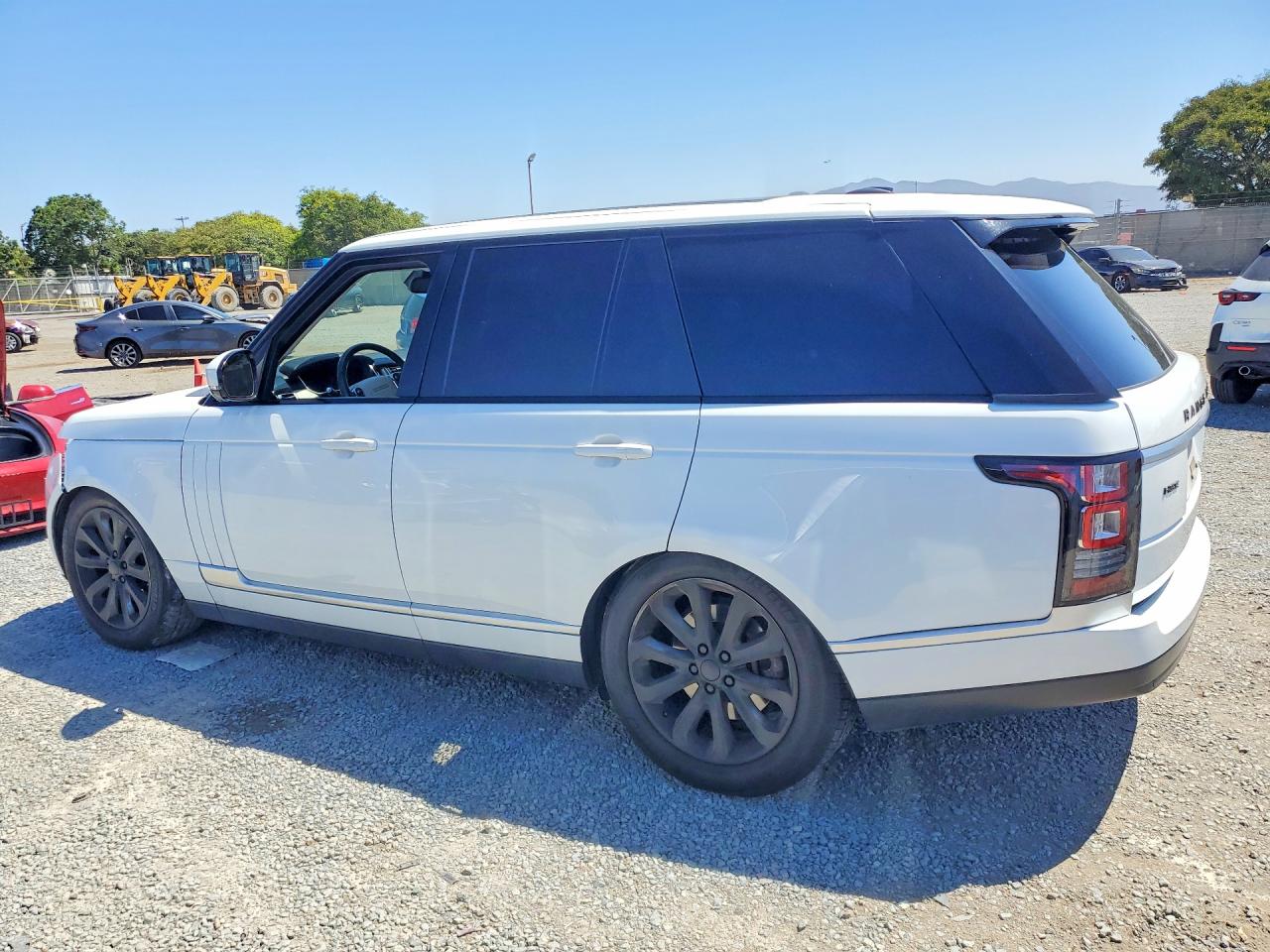 2014 Land Rover Range Rover Hse White vin: SALGS2WF1EA159541