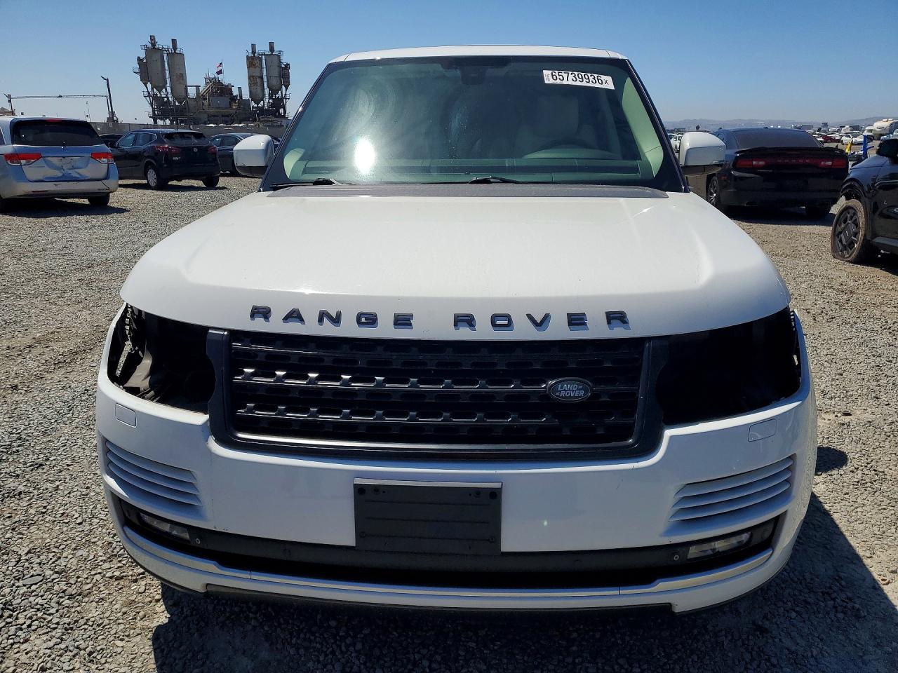 2014 Land Rover Range Rover Hse White vin: SALGS2WF1EA159541