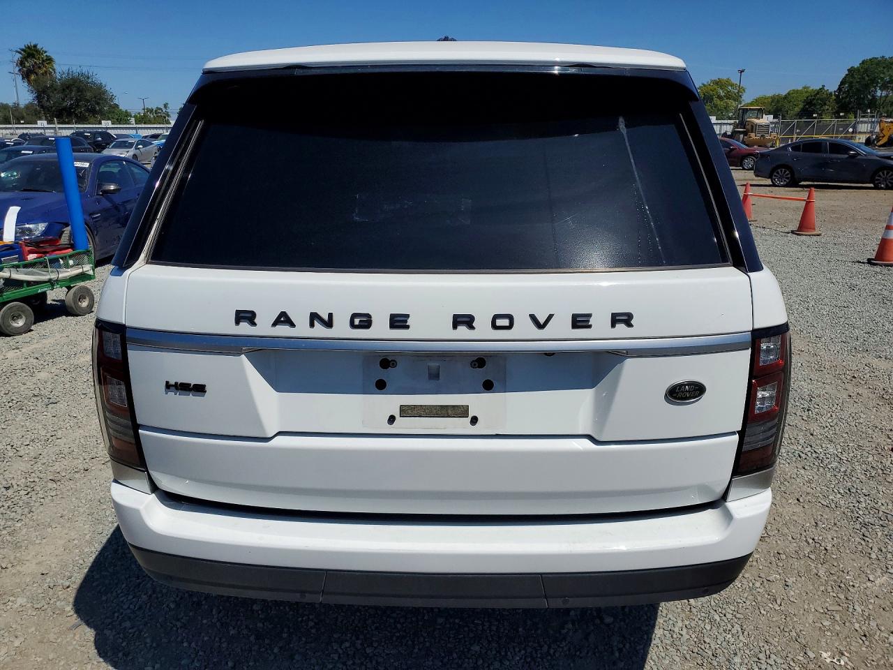 2014 Land Rover Range Rover Hse White vin: SALGS2WF1EA159541