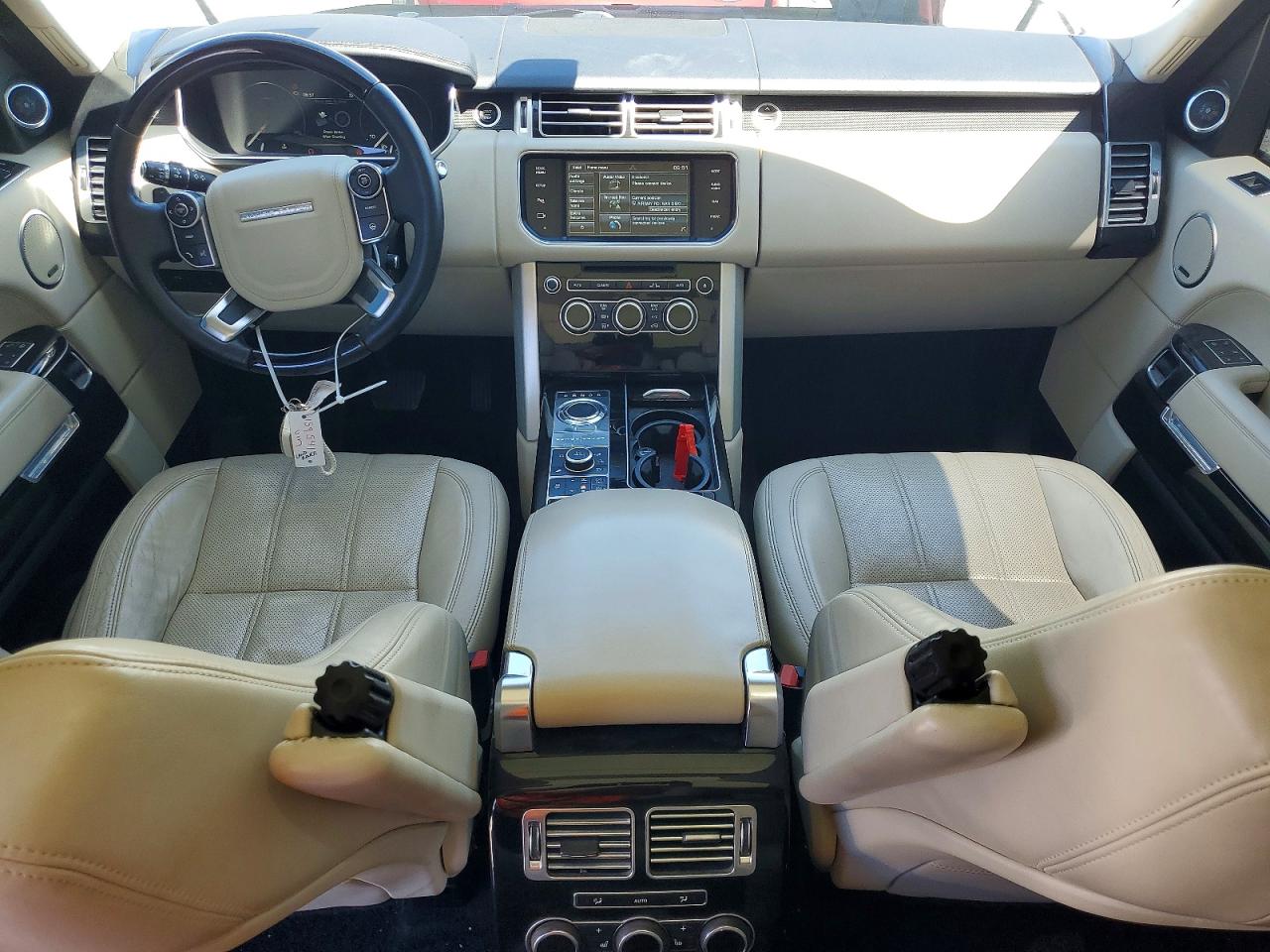 2014 Land Rover Range Rover Hse White vin: SALGS2WF1EA159541