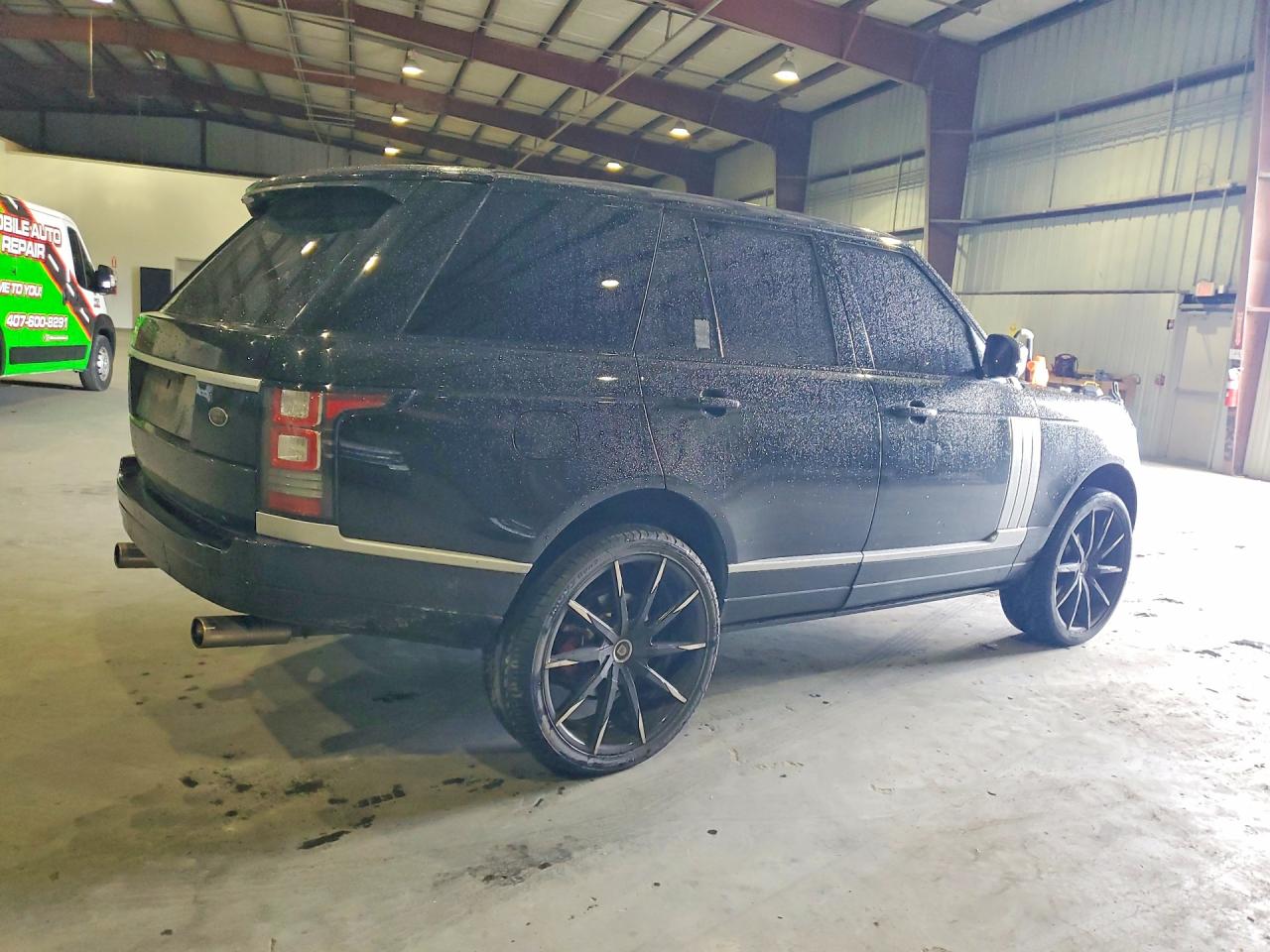 2014 Land Rover Range Rover Hse Black vin: SALGS2WF1EA178512