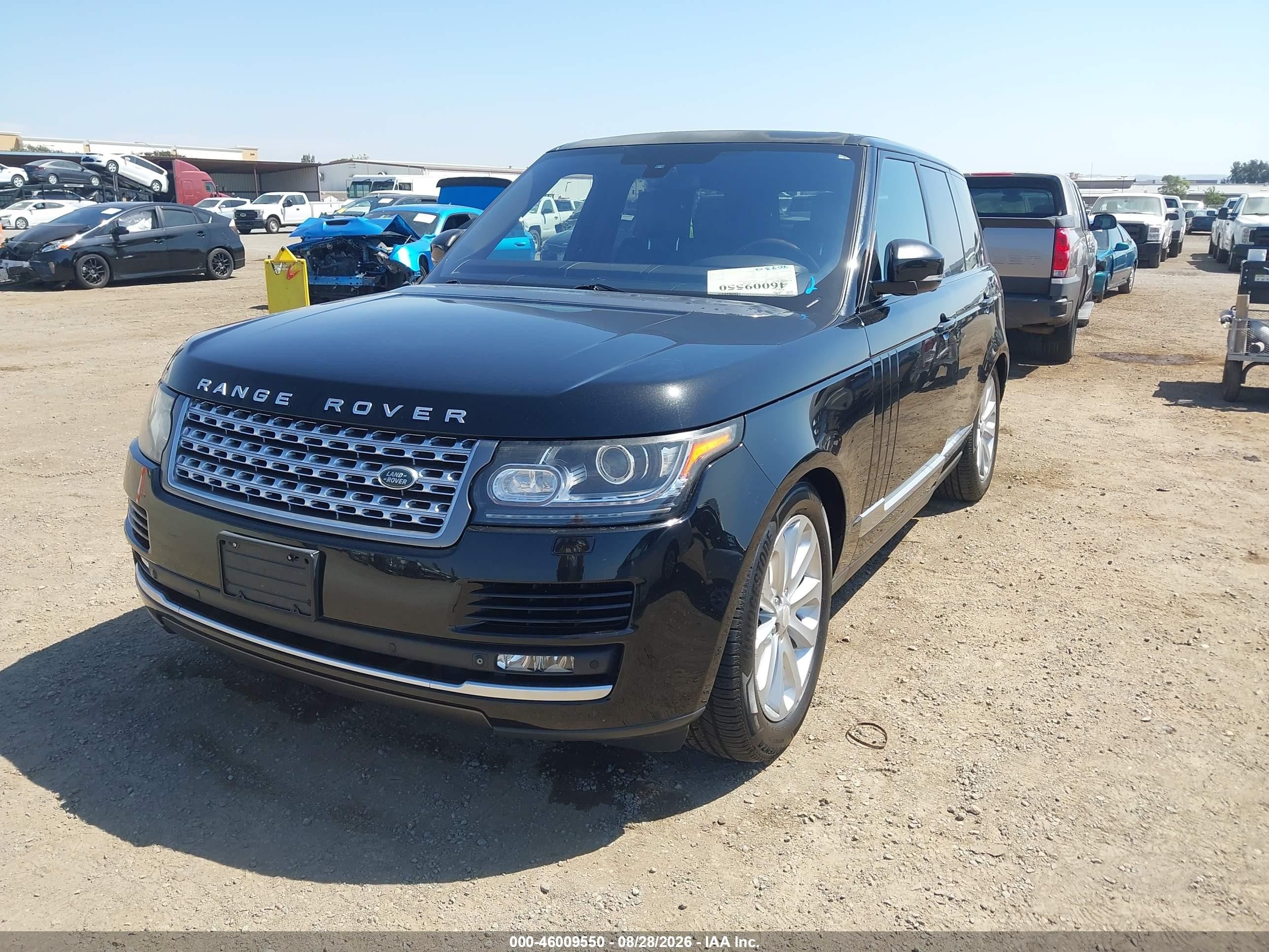 2014 Land Rover Range Rover 3.0l V6 Supercharged Hse Black vin: SALGS2WF2EA182617