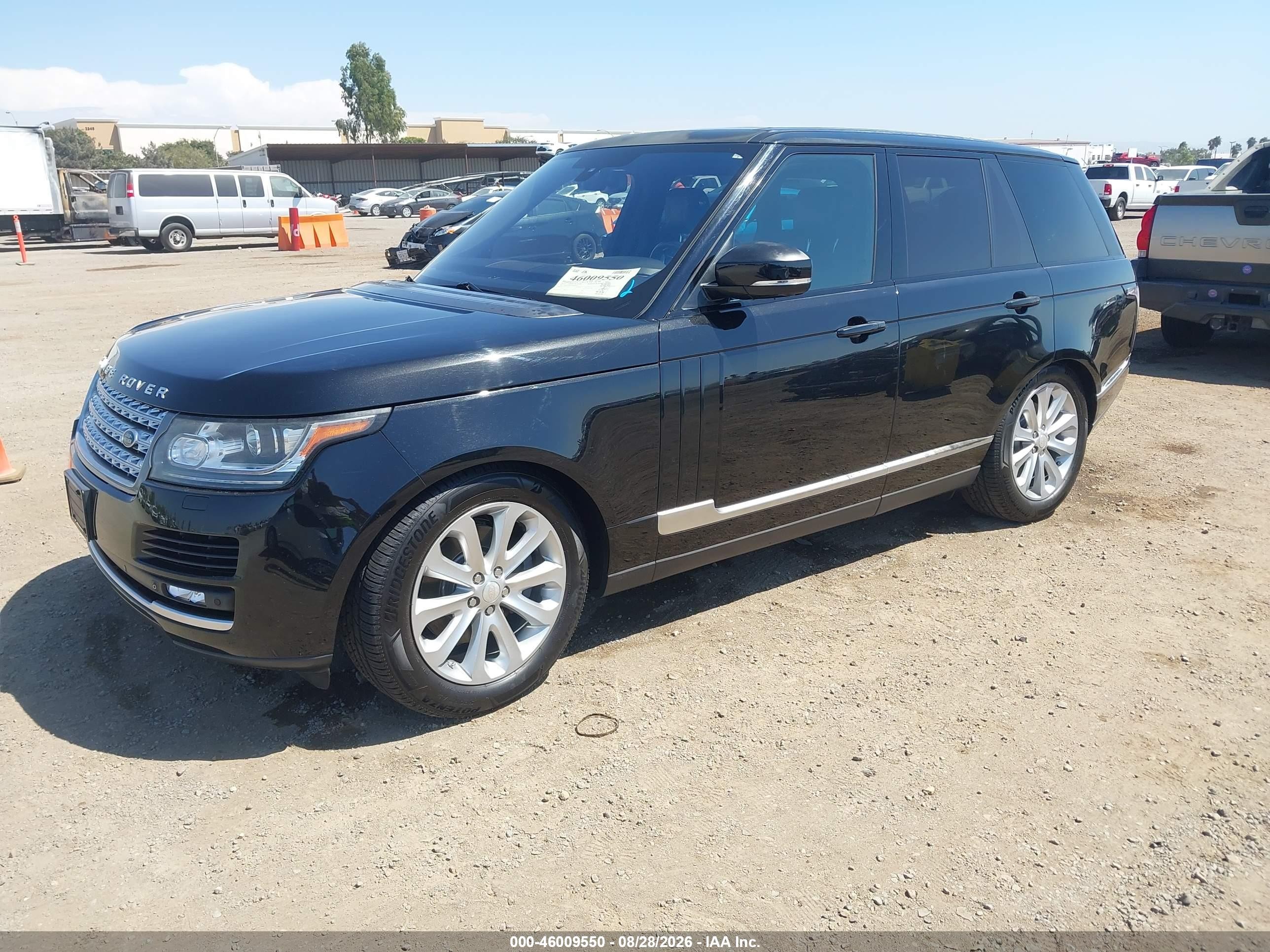 2014 Land Rover Range Rover 3.0l V6 Supercharged Hse Black vin: SALGS2WF2EA182617