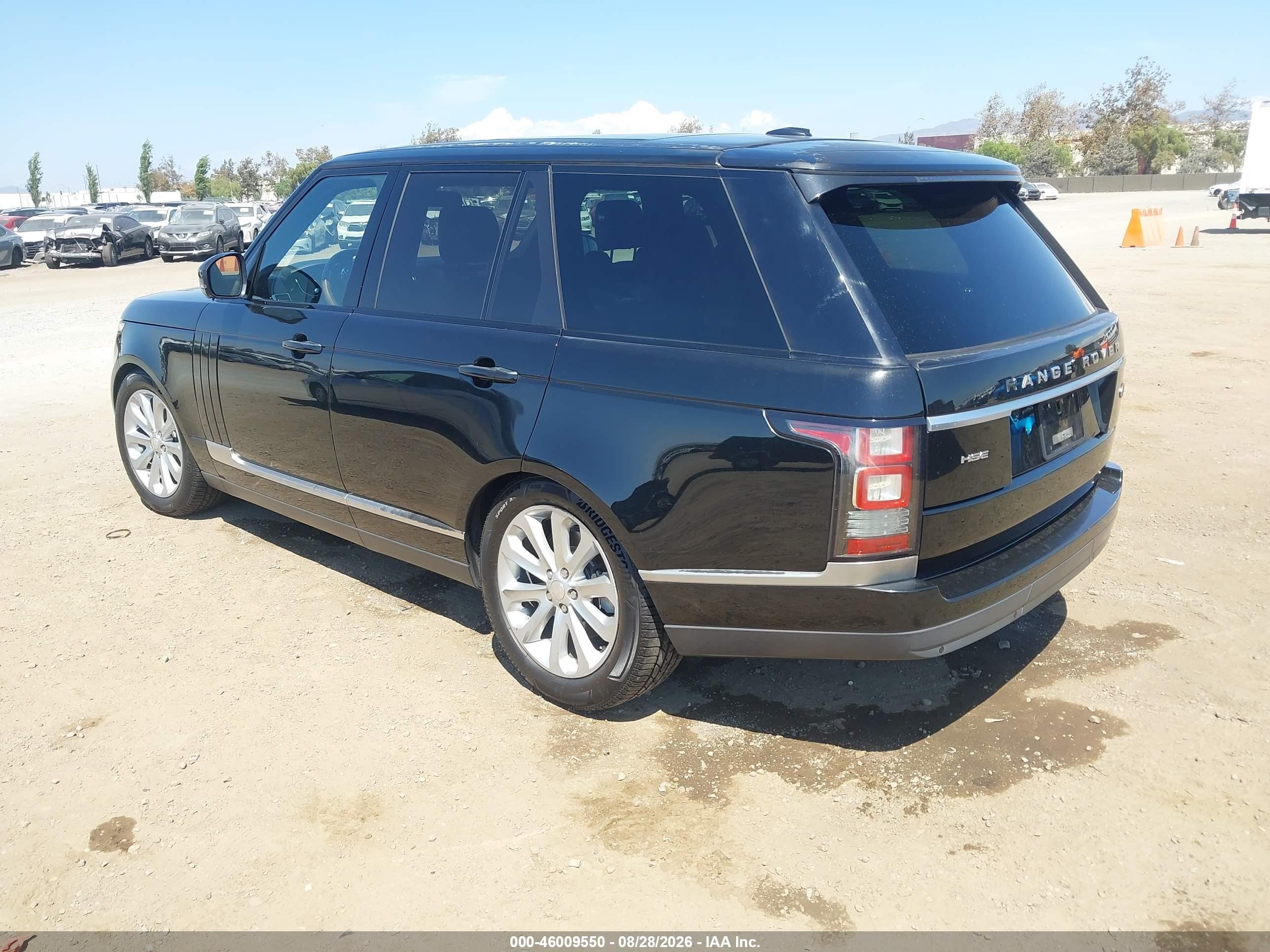 2014 Land Rover Range Rover 3.0l V6 Supercharged Hse Black vin: SALGS2WF2EA182617