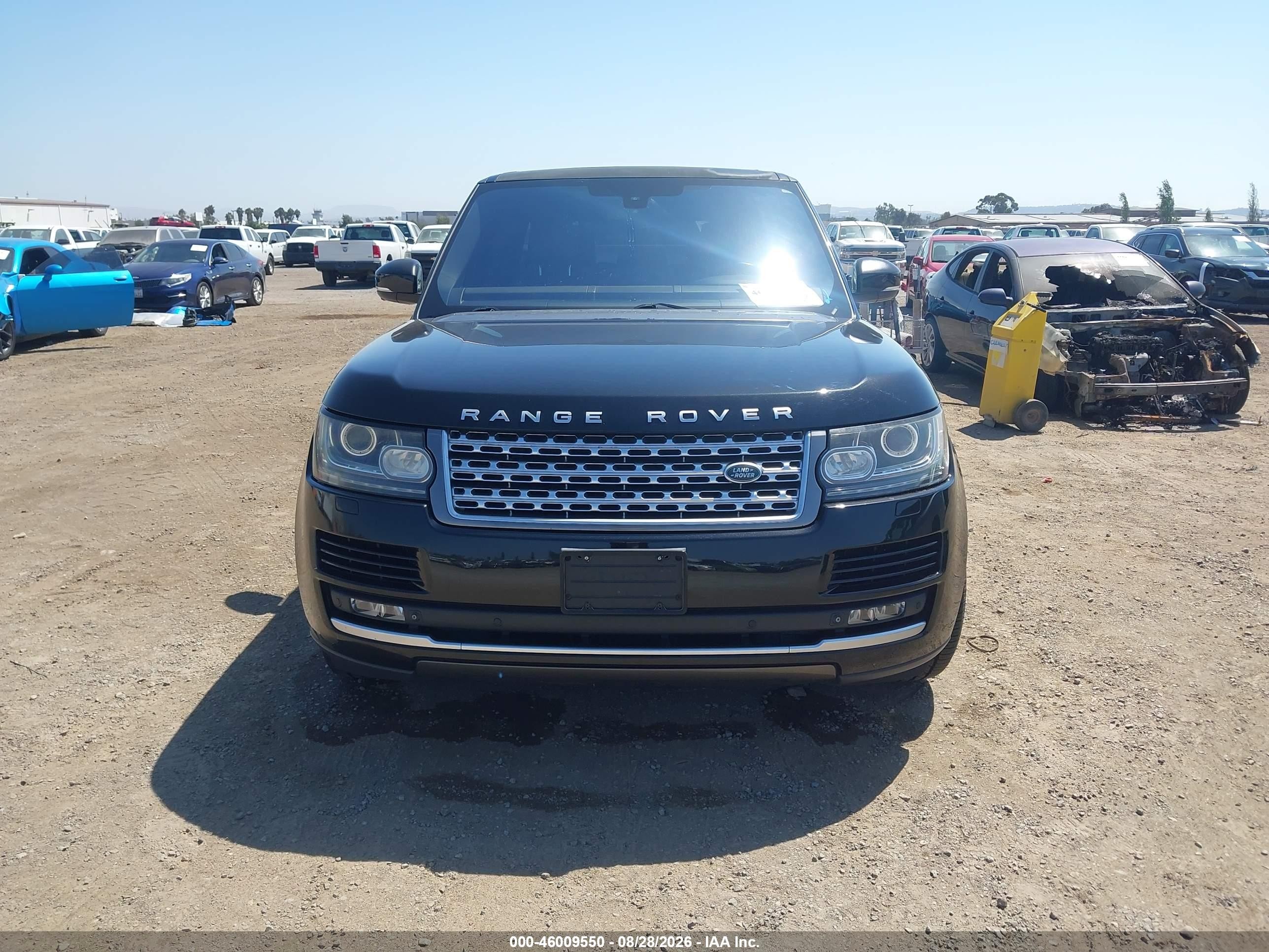 2014 Land Rover Range Rover 3.0l V6 Supercharged Hse Black vin: SALGS2WF2EA182617