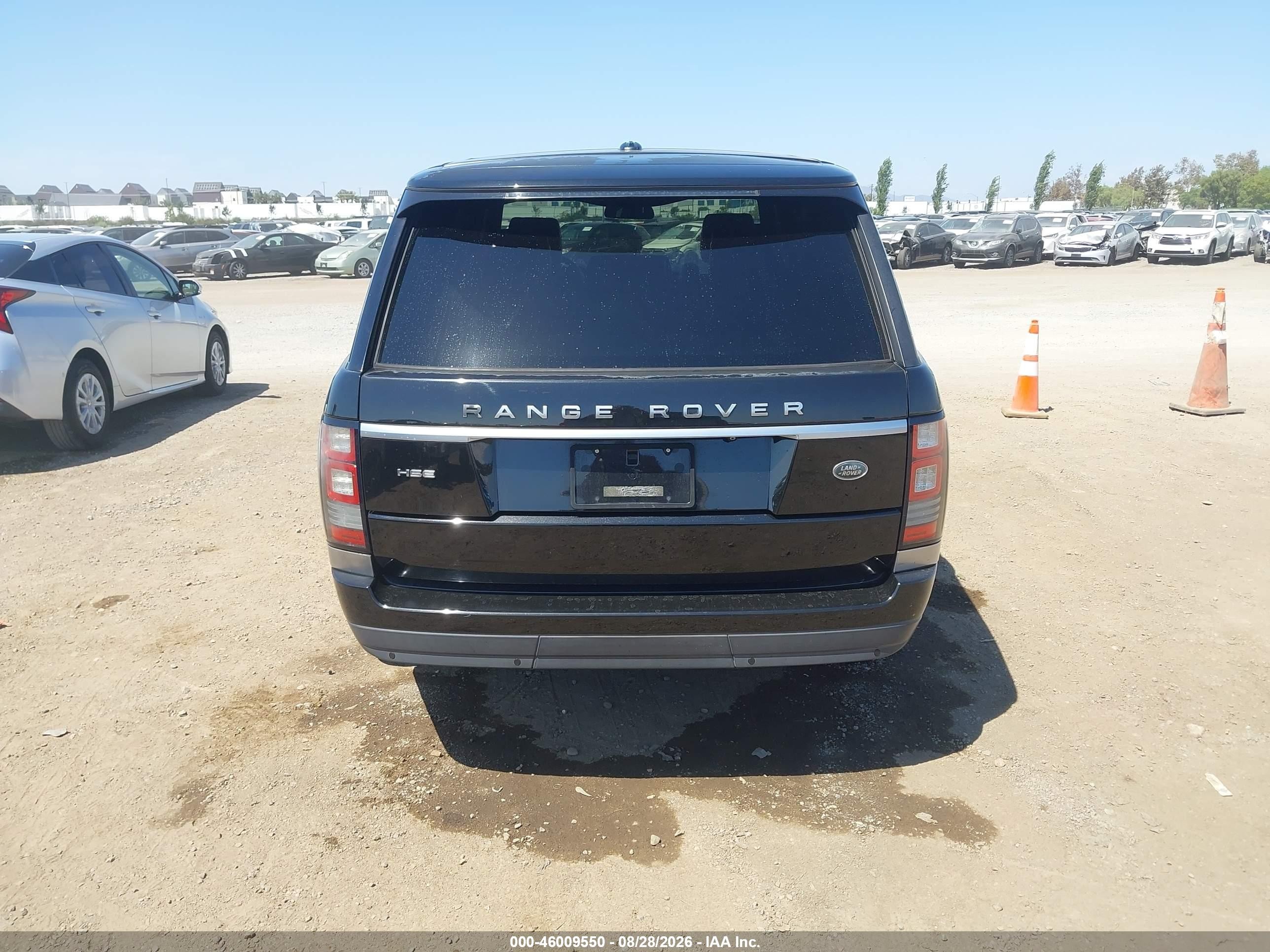 2014 Land Rover Range Rover 3.0l V6 Supercharged Hse Black vin: SALGS2WF2EA182617