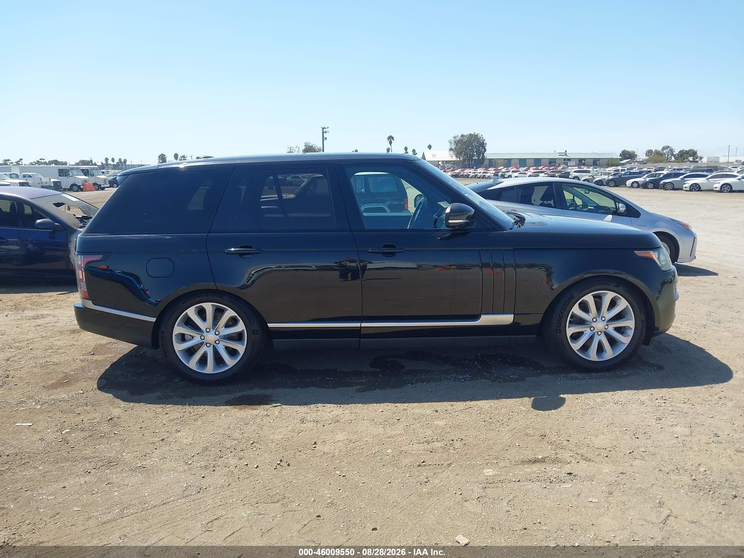 2014 Land Rover Range Rover 3.0l V6 Supercharged Hse Black vin: SALGS2WF2EA182617