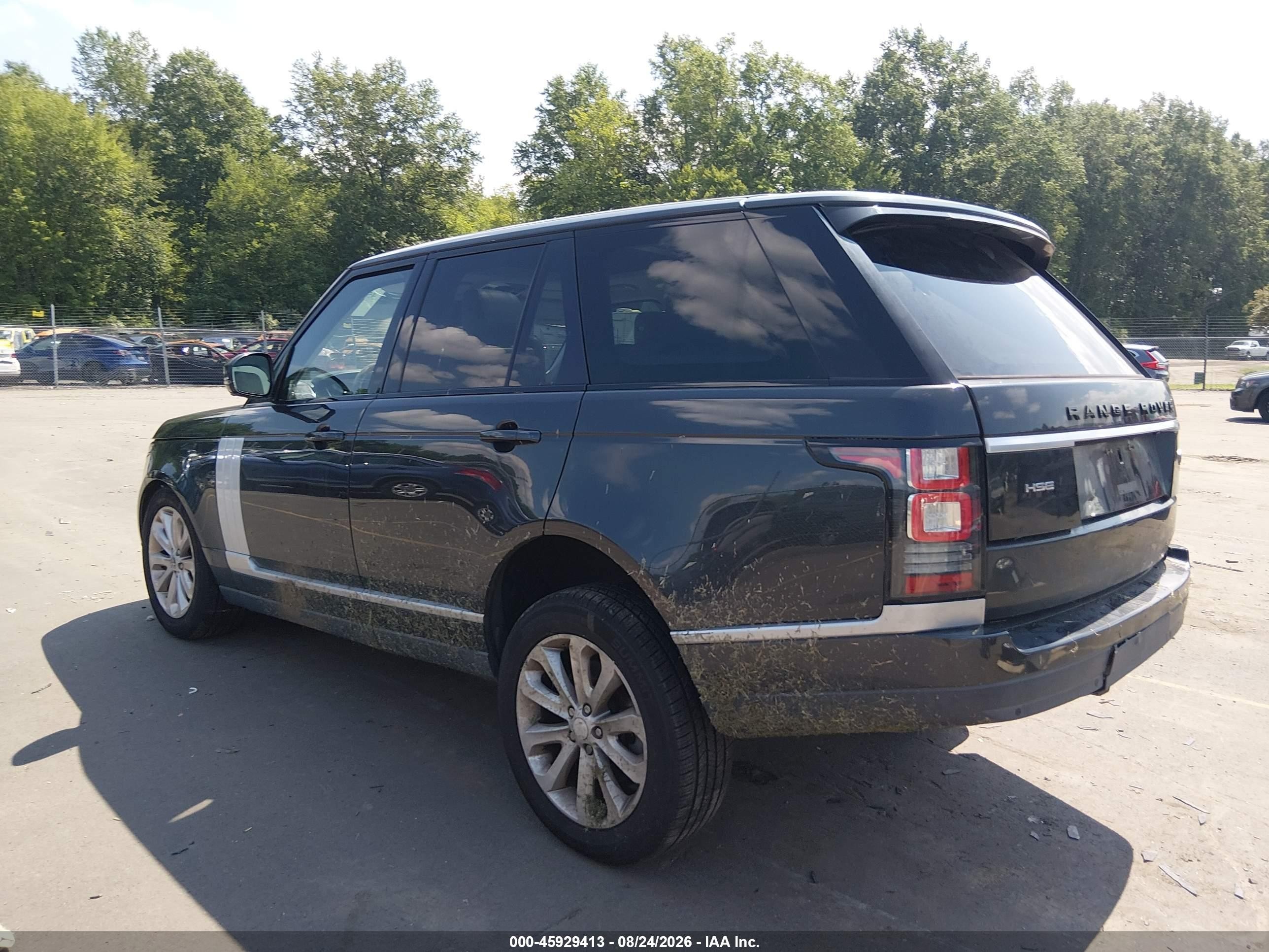 2014 Land Rover Range Rover 3.0l V6 Supercharged Hse Серый vin: SALGS2WF3EA148329