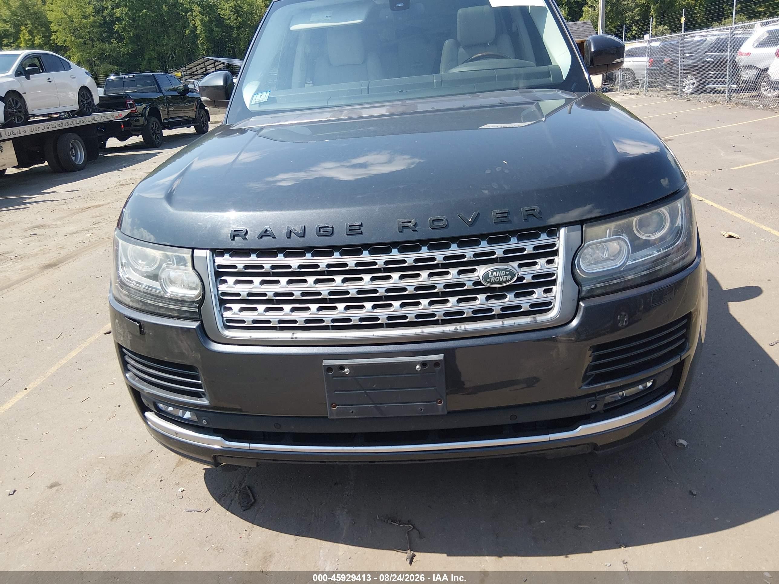 2014 Land Rover Range Rover 3.0l V6 Supercharged Hse Серый vin: SALGS2WF3EA148329
