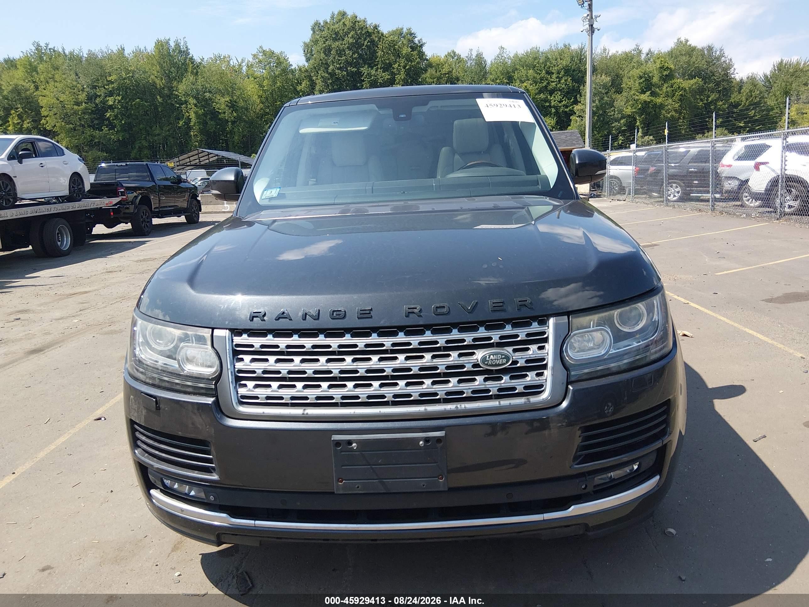 2014 Land Rover Range Rover 3.0l V6 Supercharged Hse Серый vin: SALGS2WF3EA148329