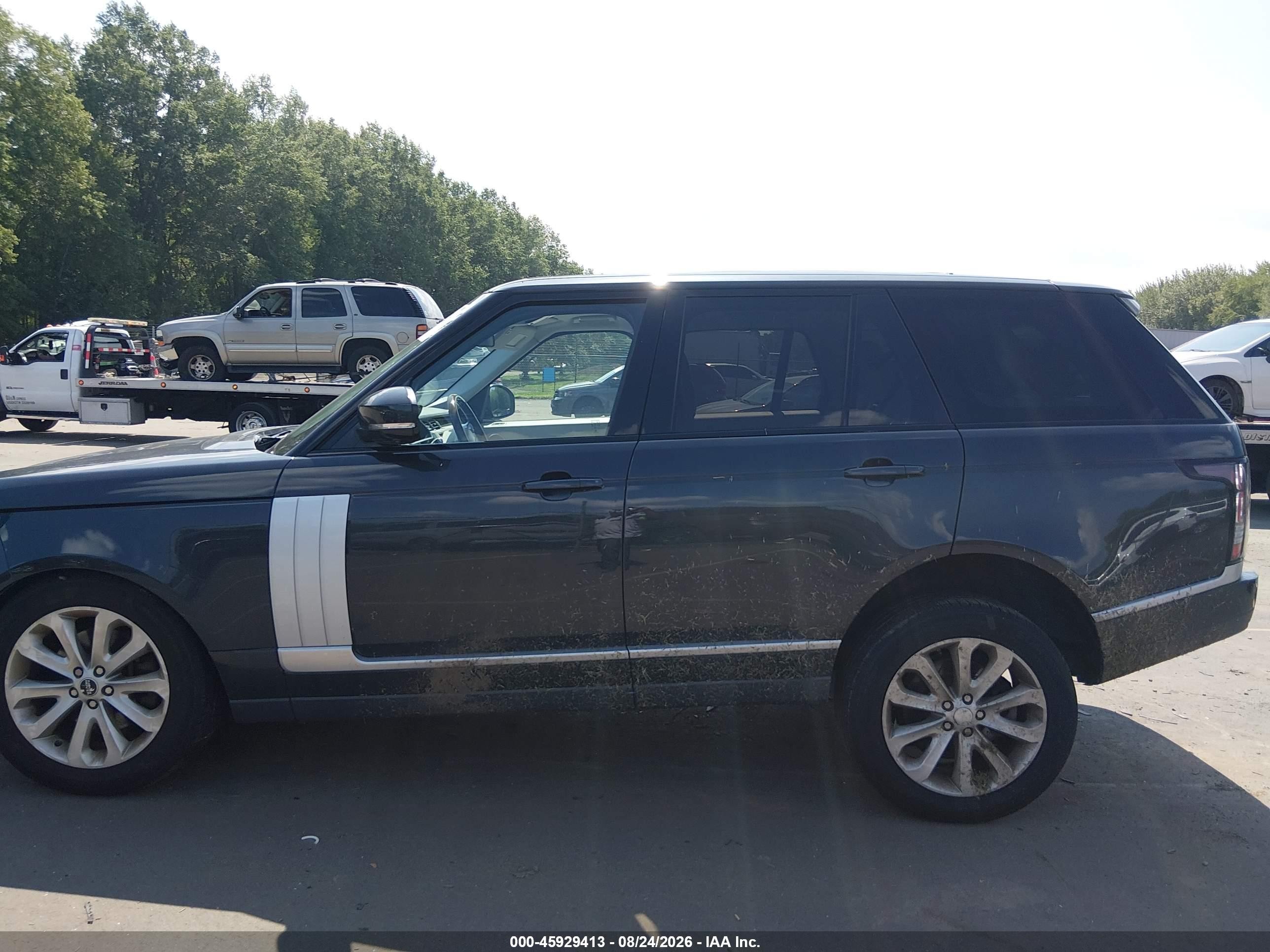 2014 Land Rover Range Rover 3.0l V6 Supercharged Hse Серый vin: SALGS2WF3EA148329