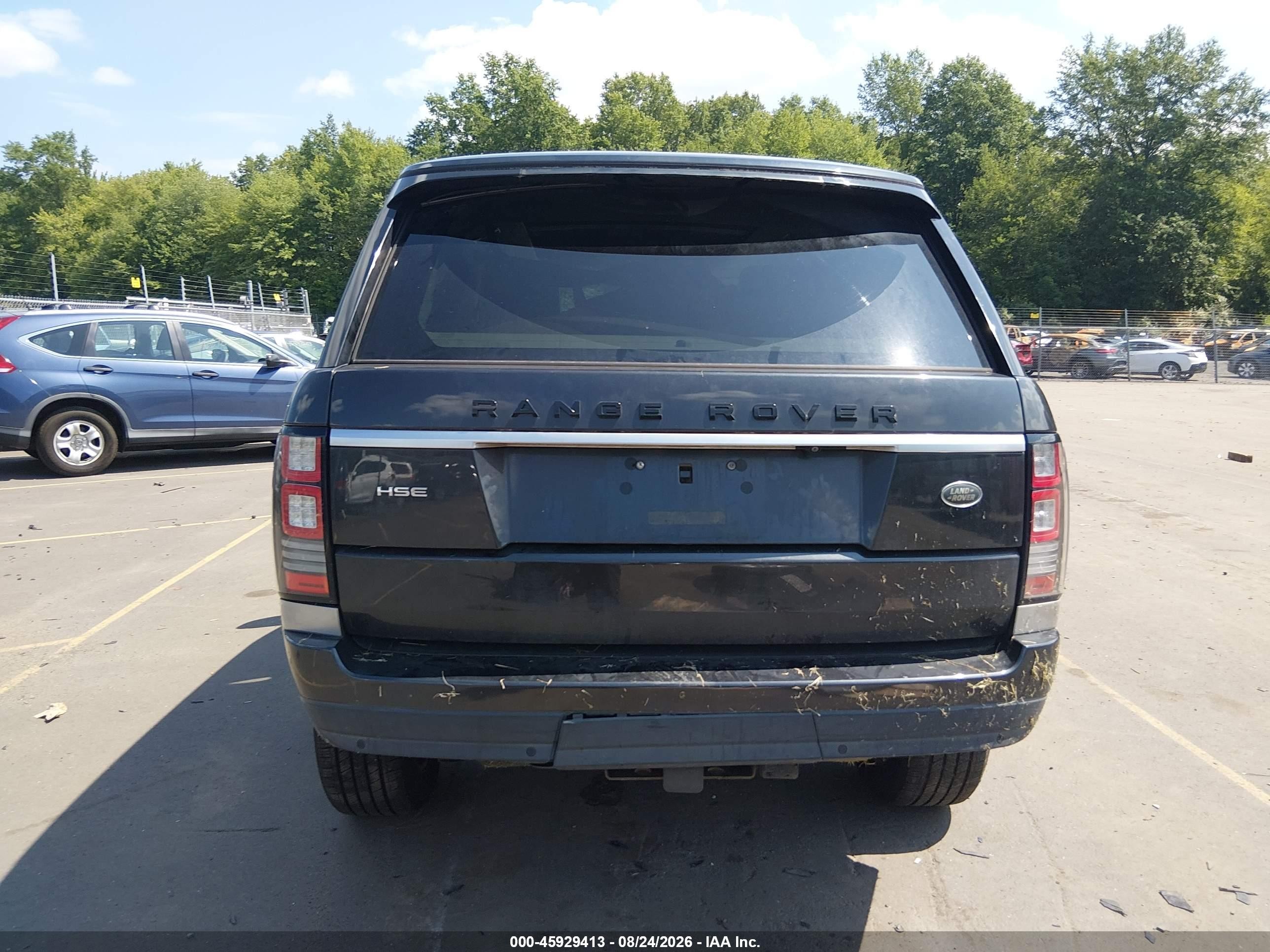 2014 Land Rover Range Rover 3.0l V6 Supercharged Hse Серый vin: SALGS2WF3EA148329