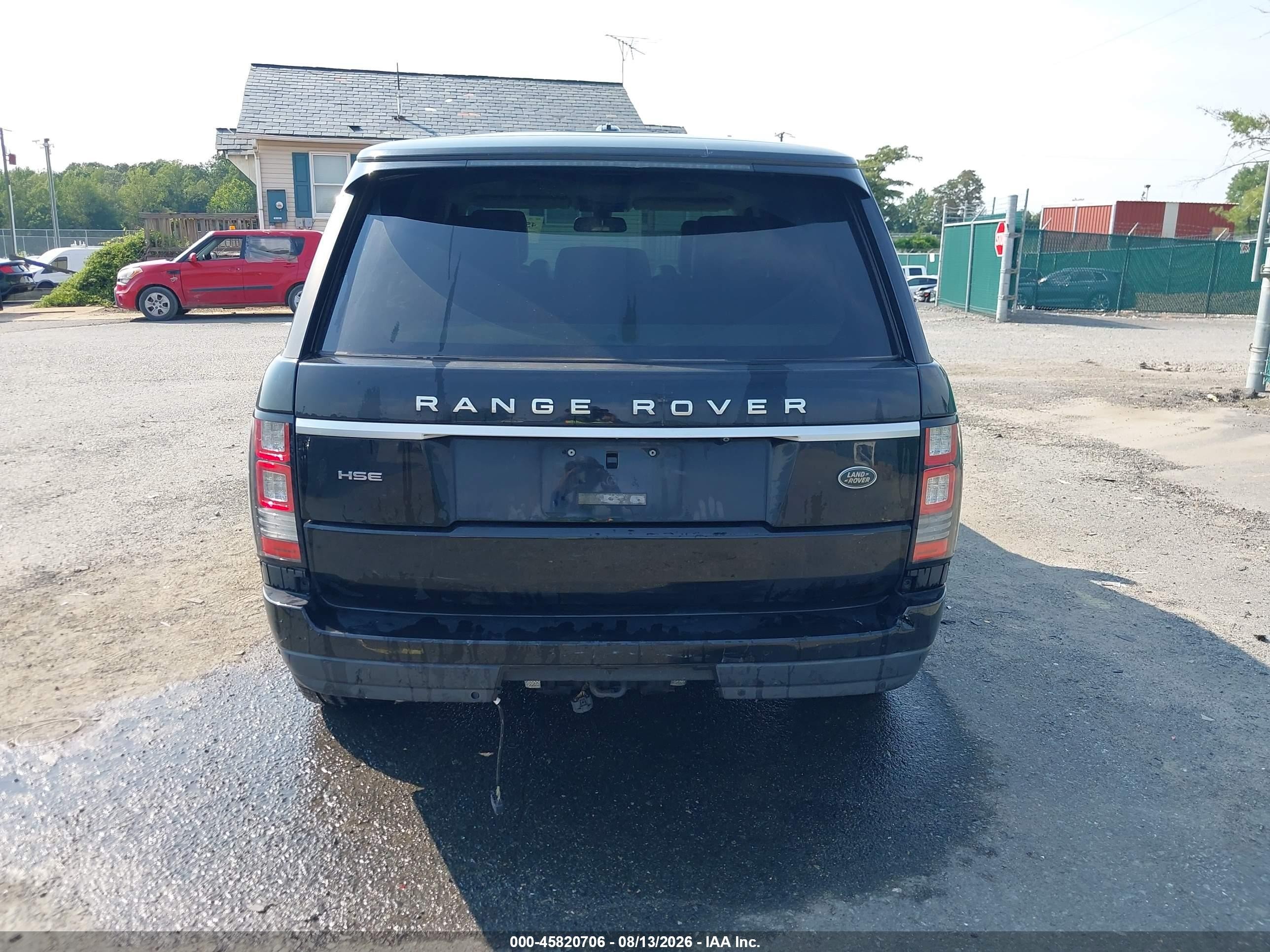 2014 Land Rover Range Rover 3.0l V6 Supercharged Hse Black vin: SALGS2WF3EA176423