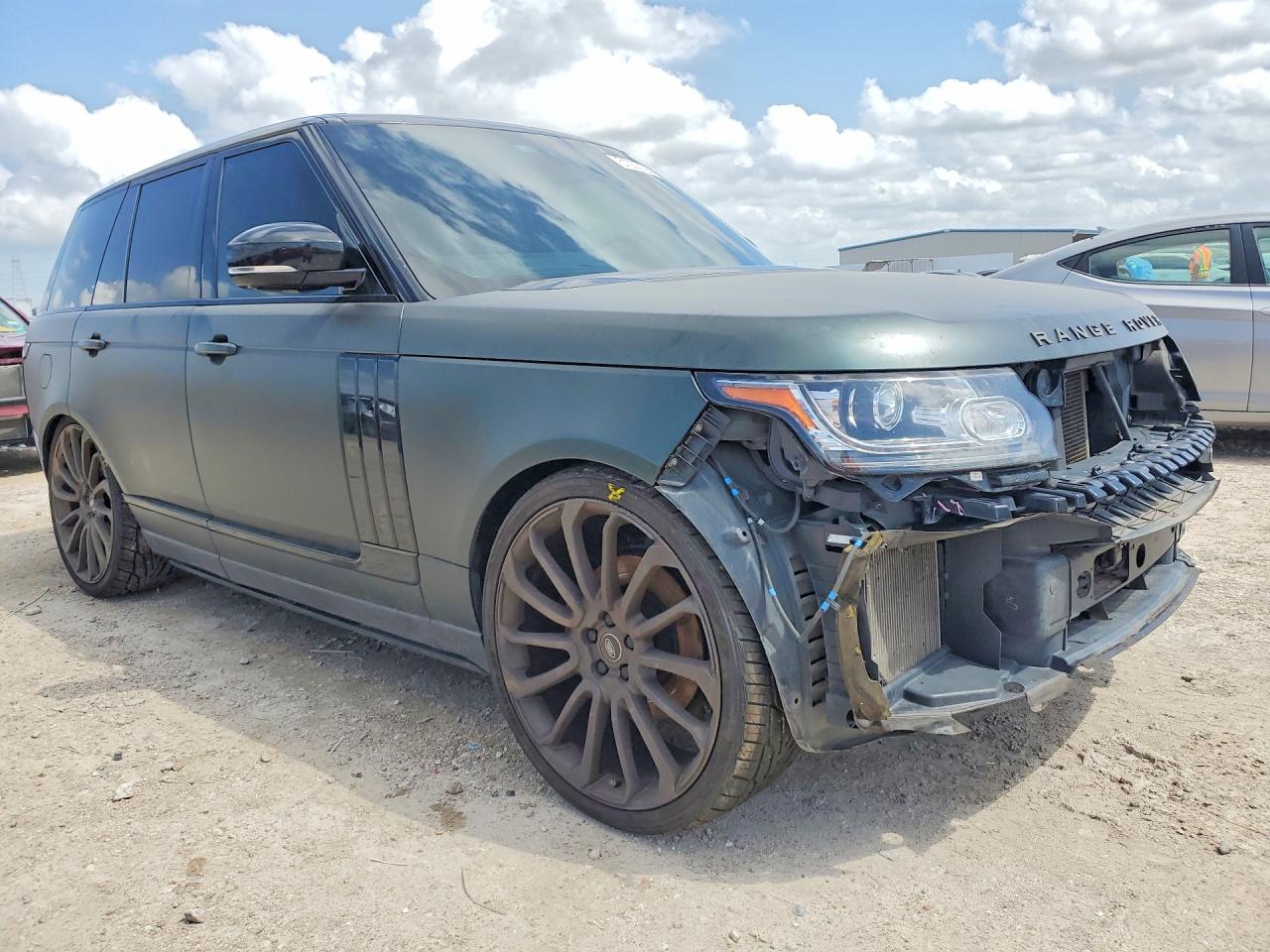 2014 Land Rover Range Rover Hse Green vin: SALGS2WF4EA194333