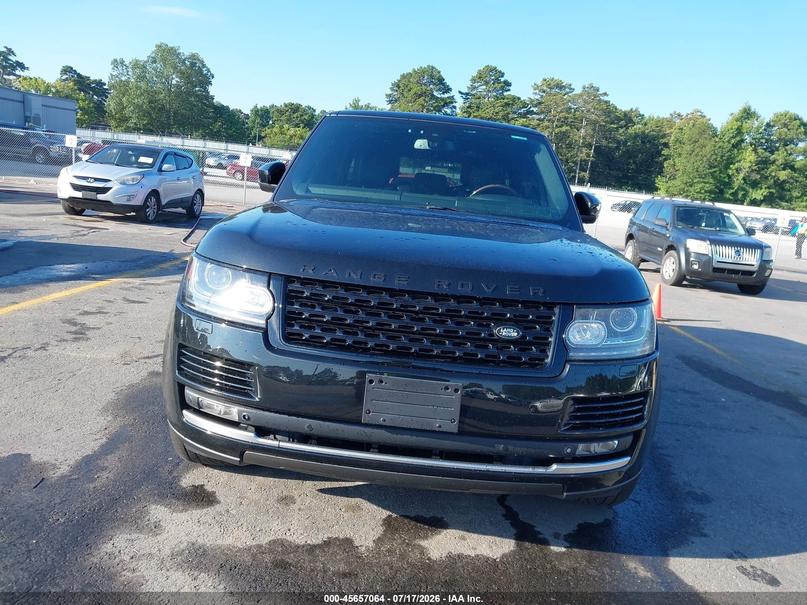2014 Land Rover Range Rover 3.0l V6 Supercharged Hse Black vin: SALGS2WF6EA192437