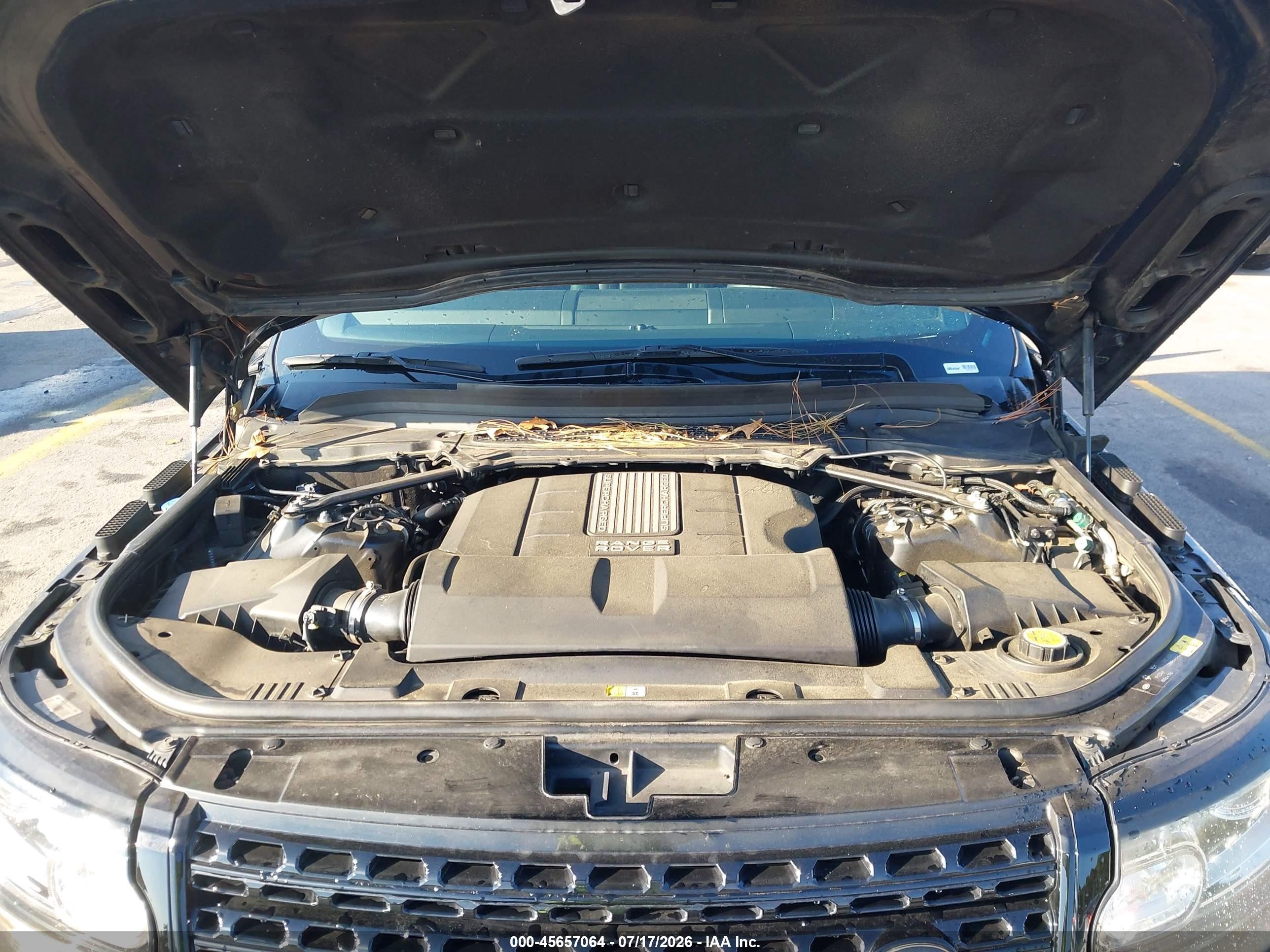2014 Land Rover Range Rover 3.0l V6 Supercharged Hse Black vin: SALGS2WF6EA192437