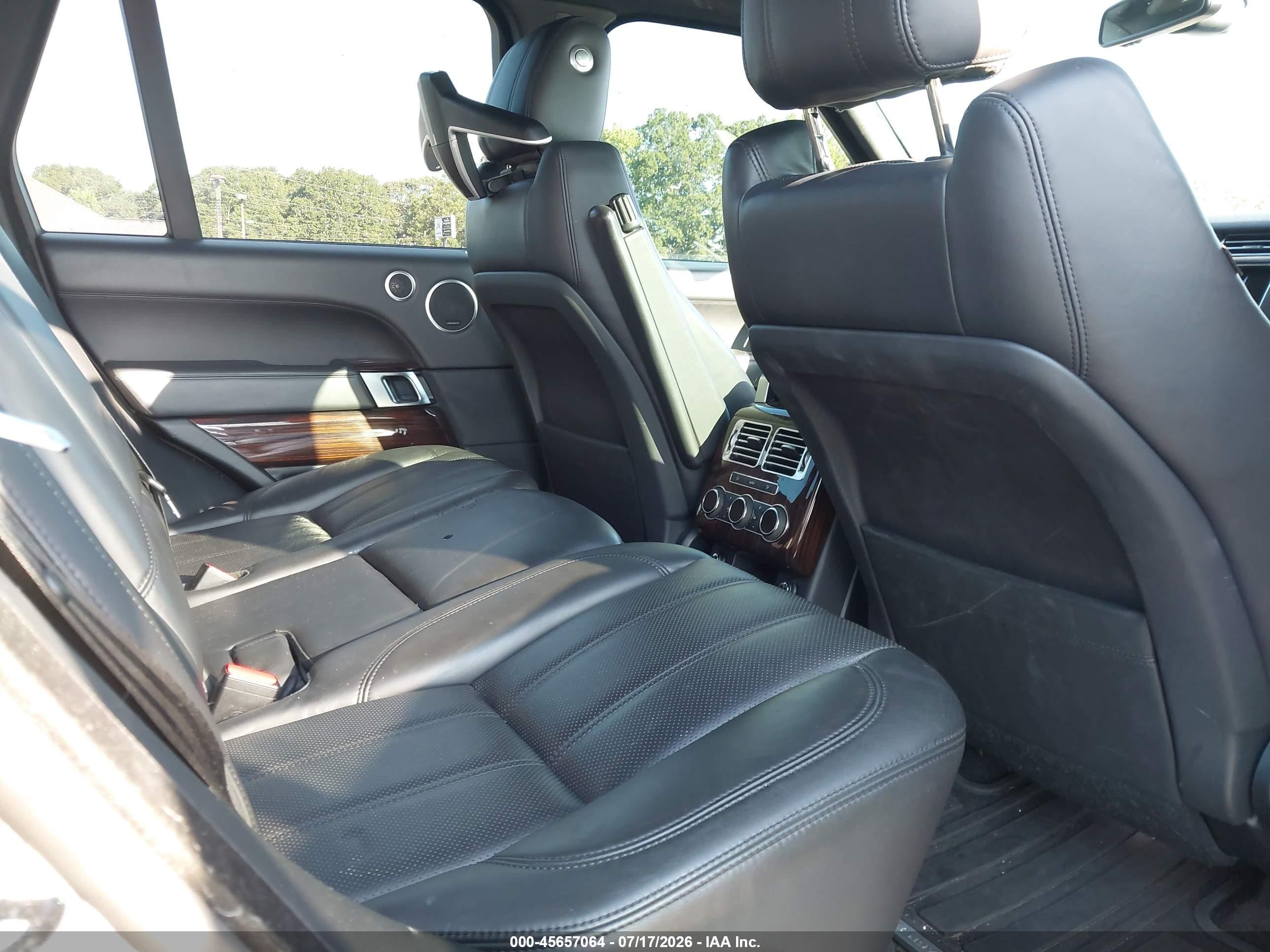 2014 Land Rover Range Rover 3.0l V6 Supercharged Hse Black vin: SALGS2WF6EA192437