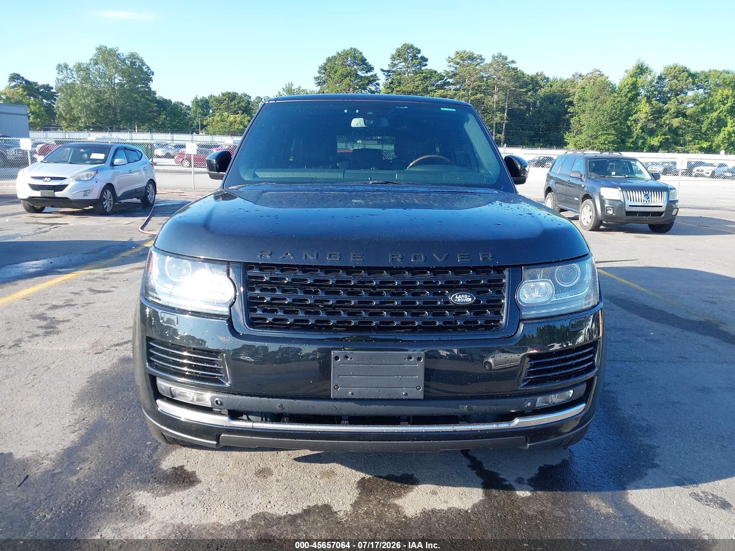 2014 Land Rover Range Rover 3.0l V6 Supercharged Hse Black vin: SALGS2WF6EA192437