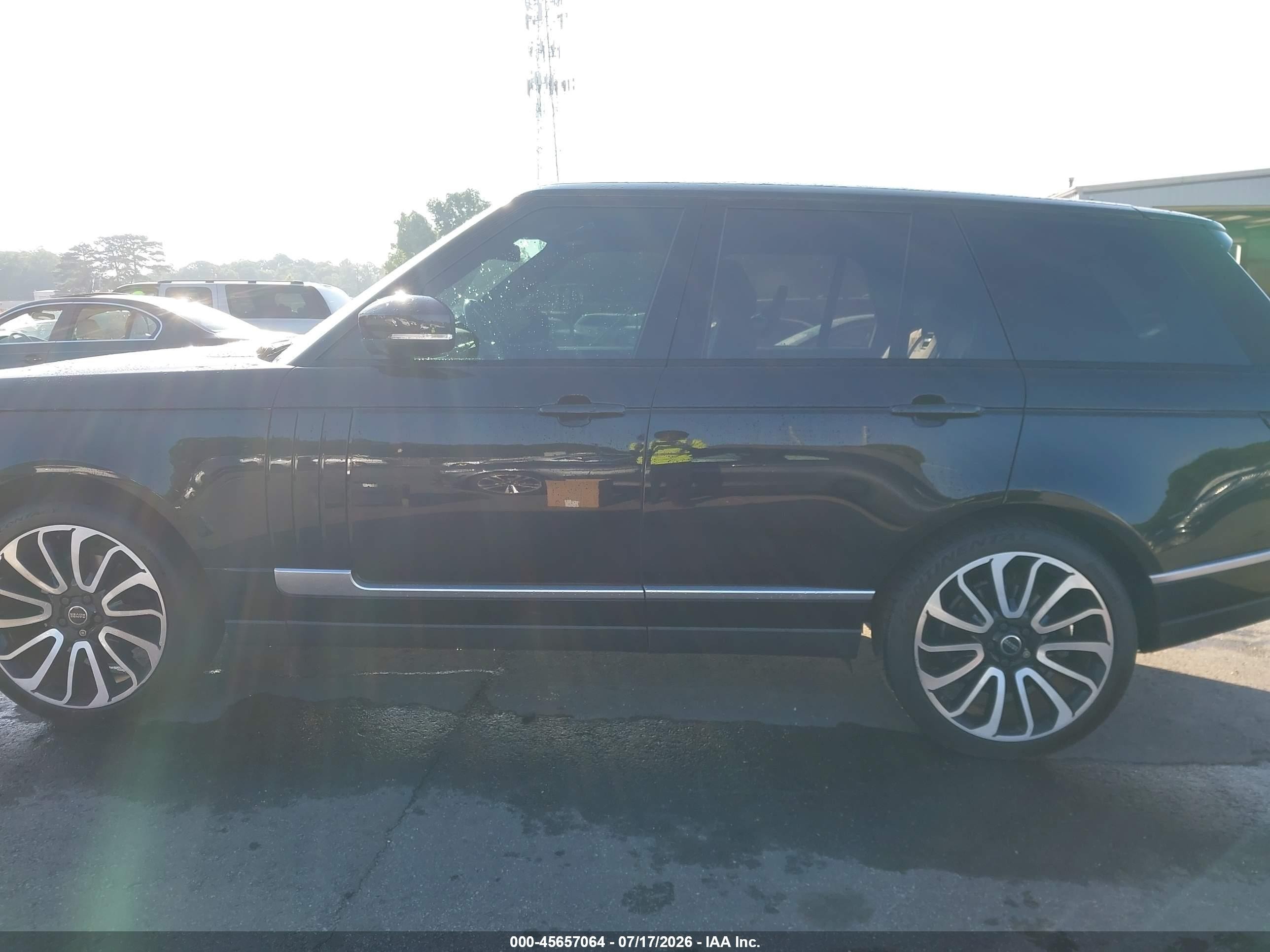 2014 Land Rover Range Rover 3.0l V6 Supercharged Hse Black vin: SALGS2WF6EA192437