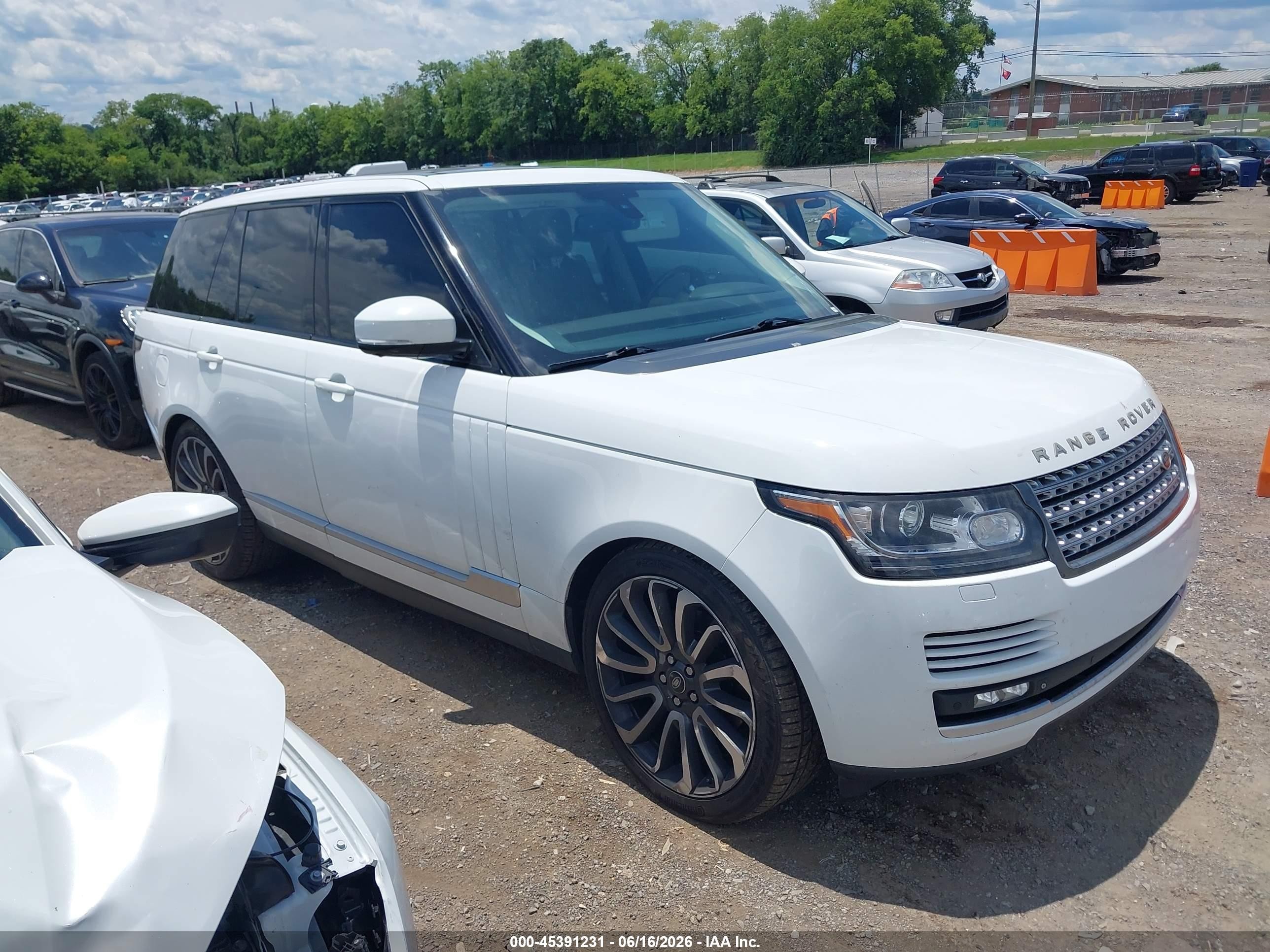 2014 Land Rover Range Rover 3.0l V6 Supercharged Hse White vin: SALGS2WF7EA167630