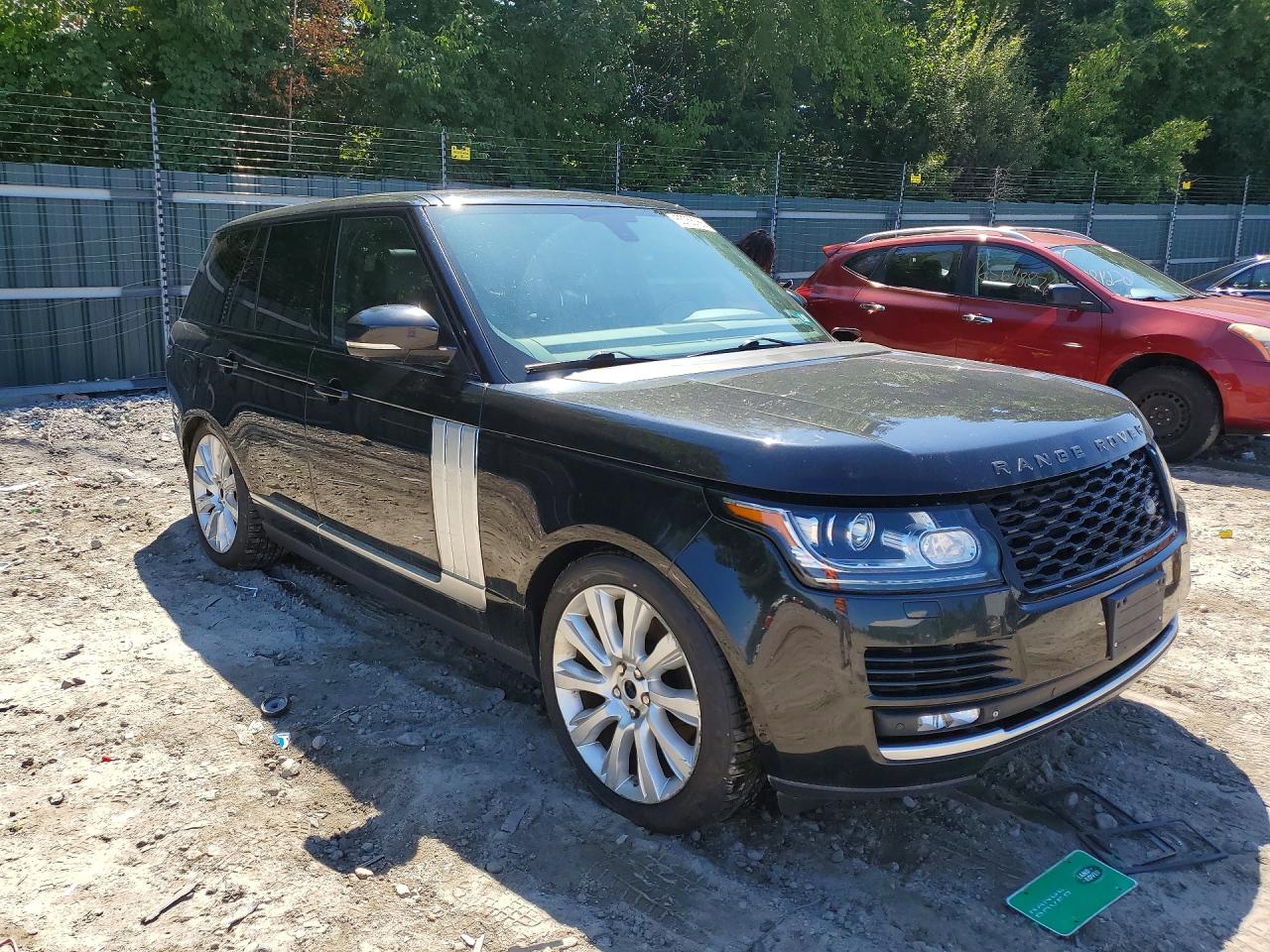 2014 Land Rover Range Rover Hse Black vin: SALGS2WF8EA140551