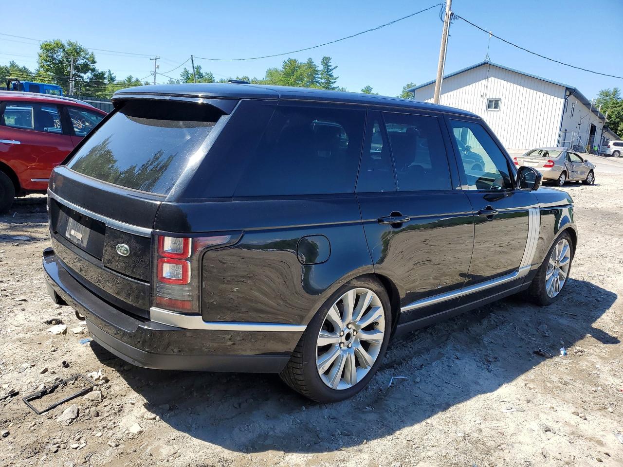2014 Land Rover Range Rover Hse Black vin: SALGS2WF8EA140551