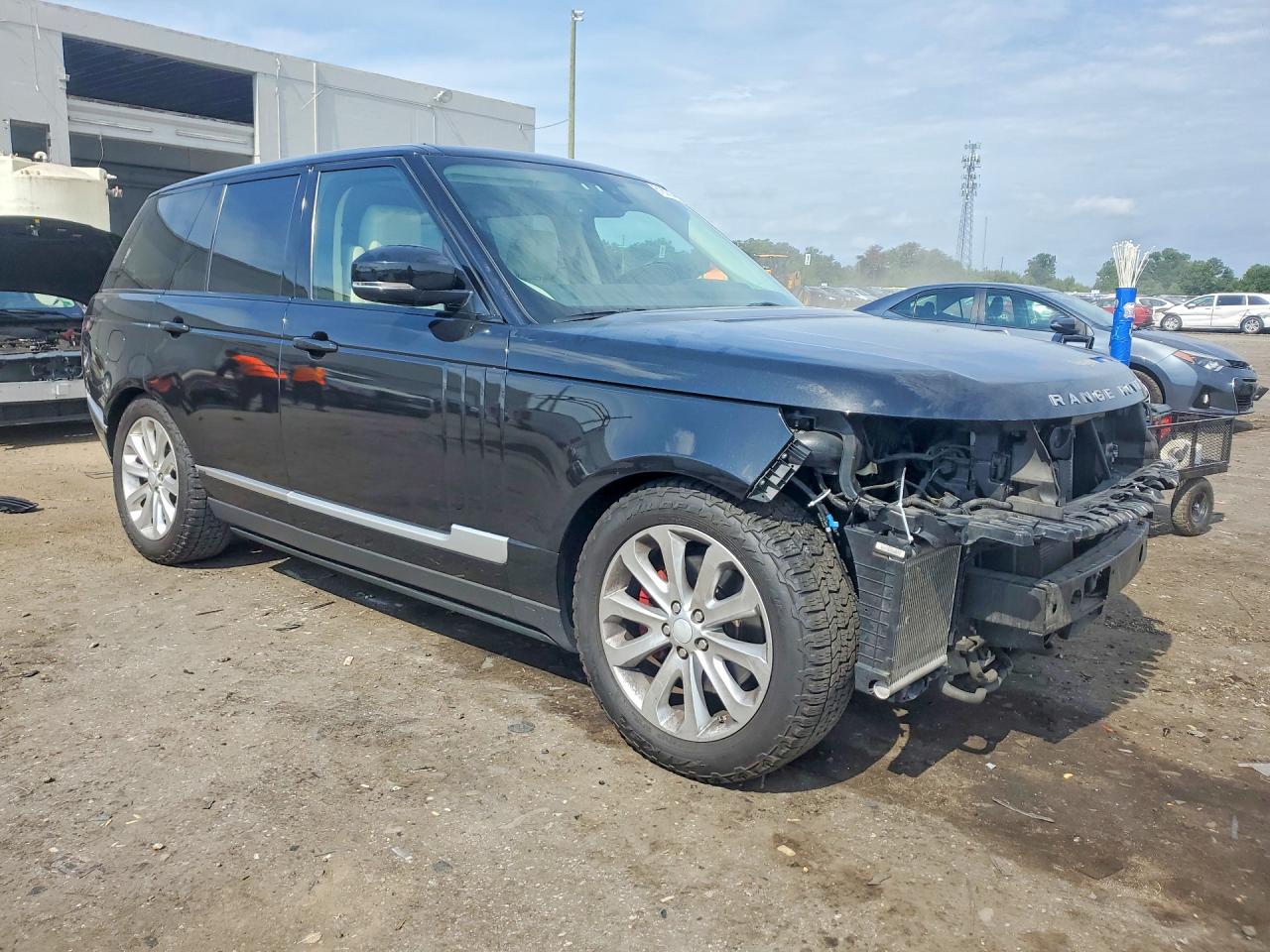 2014 Land Rover Range Rover Hse Black vin: SALGS2WF9EA166642