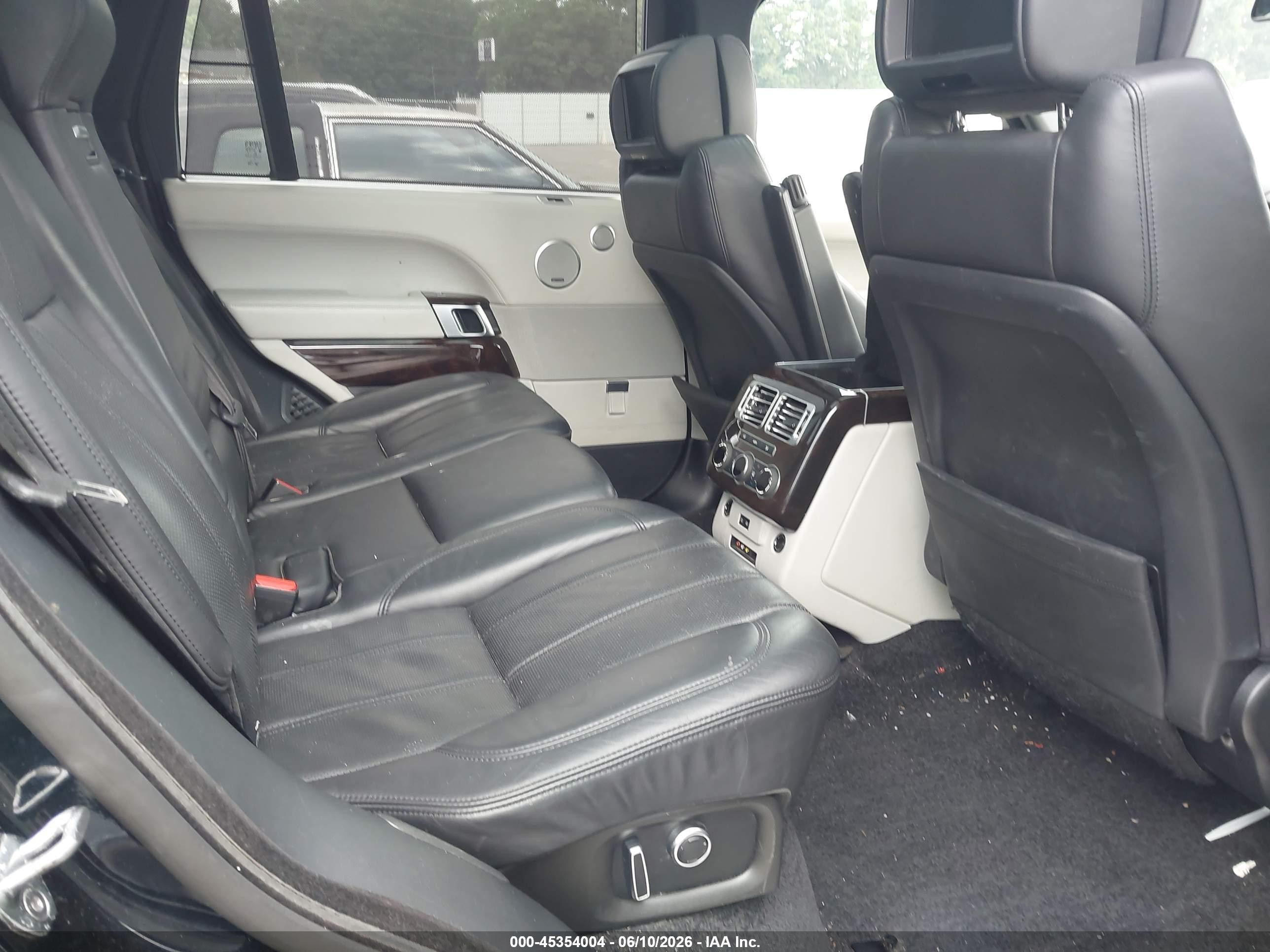 2016 Land Rover Range Rover 5.0l V8 Supercharged Black vin: SALGS3EF4GA270465