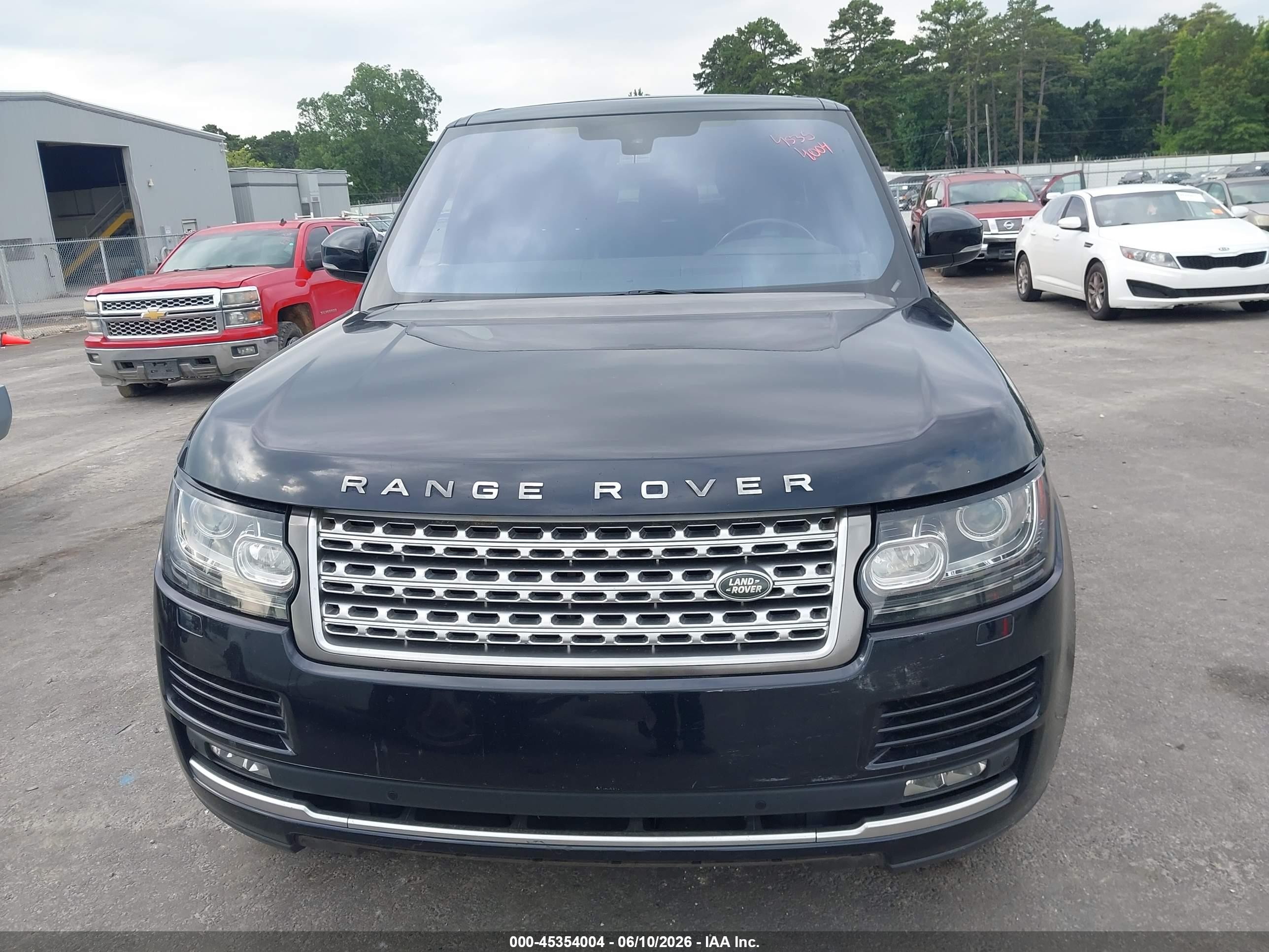 2016 Land Rover Range Rover 5.0l V8 Supercharged Black vin: SALGS3EF4GA270465
