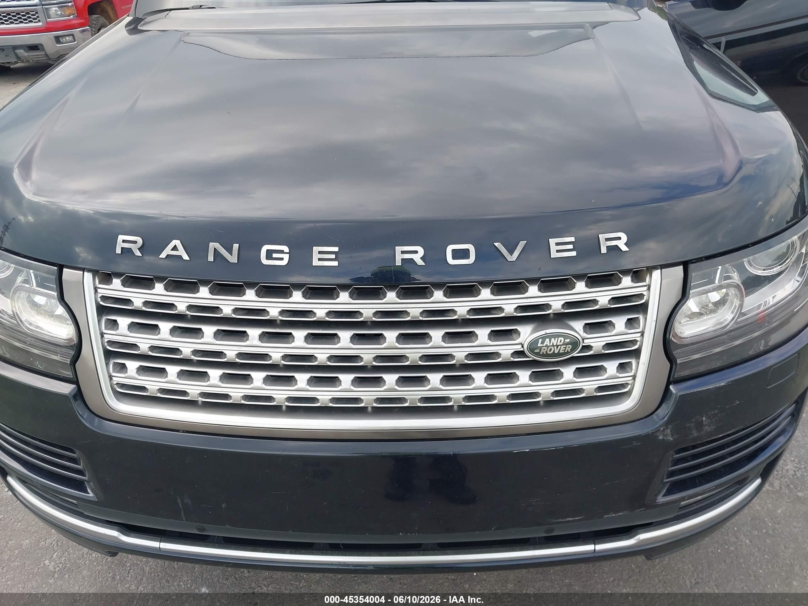 2016 Land Rover Range Rover 5.0l V8 Supercharged Black vin: SALGS3EF4GA270465