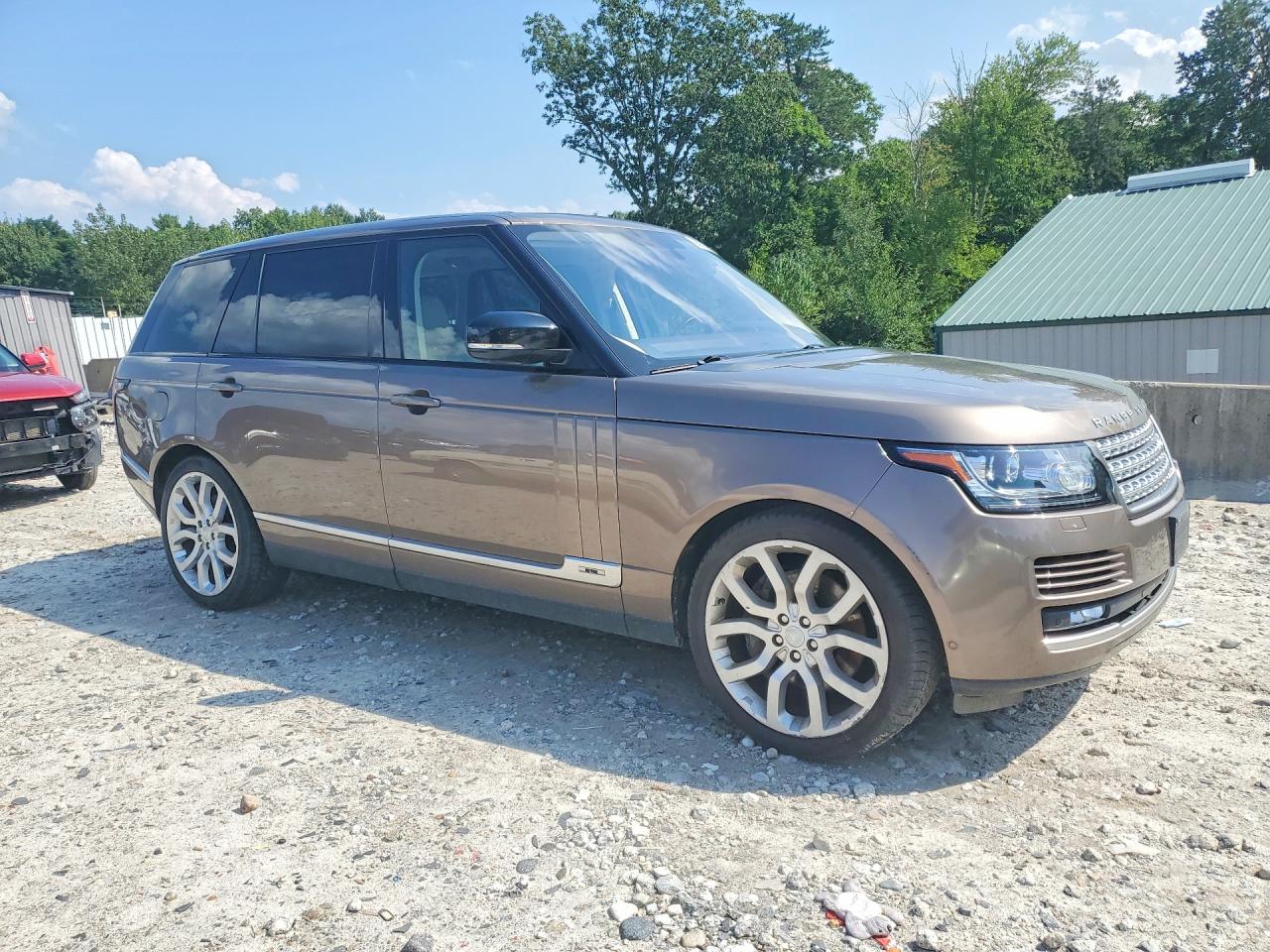 2016 Land Rover Range Rover Supercharged Brown vin: SALGS3EF5GA260186