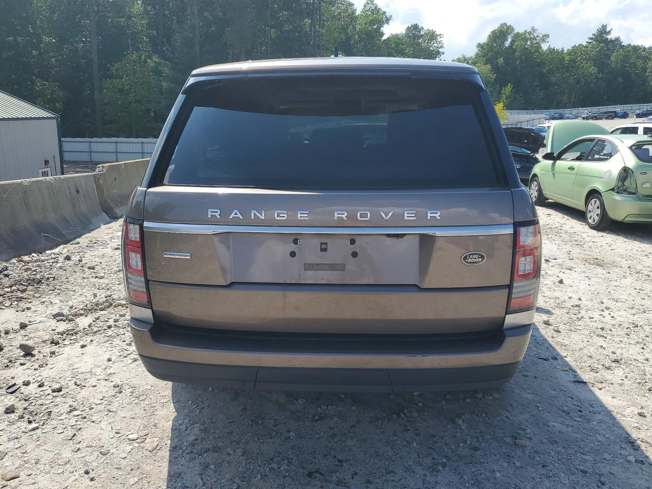 2016 Land Rover Range Rover Supercharged Brown vin: SALGS3EF5GA260186