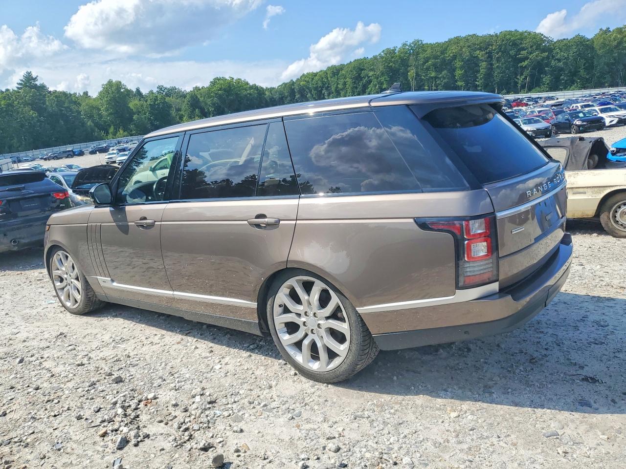 2016 Land Rover Range Rover Supercharged Brown vin: SALGS3EF5GA260186