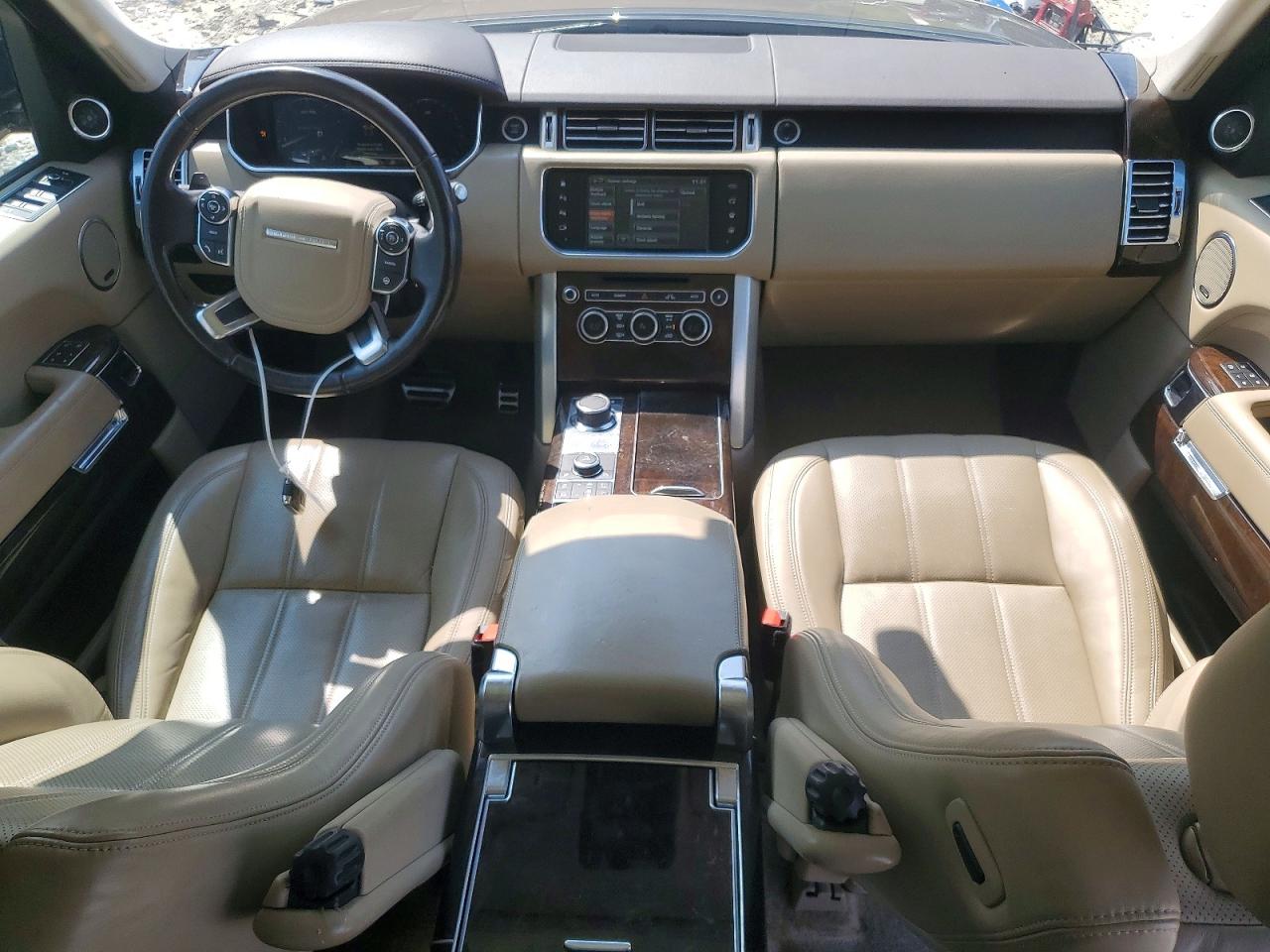 2016 Land Rover Range Rover Supercharged Brown vin: SALGS3EF5GA260186