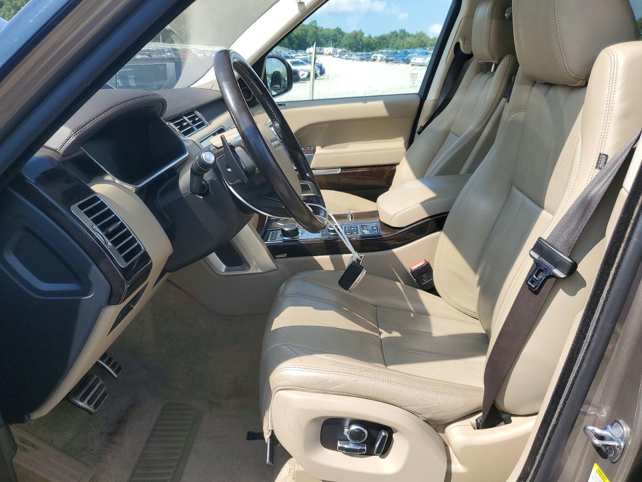 2016 Land Rover Range Rover Supercharged Brown vin: SALGS3EF5GA260186