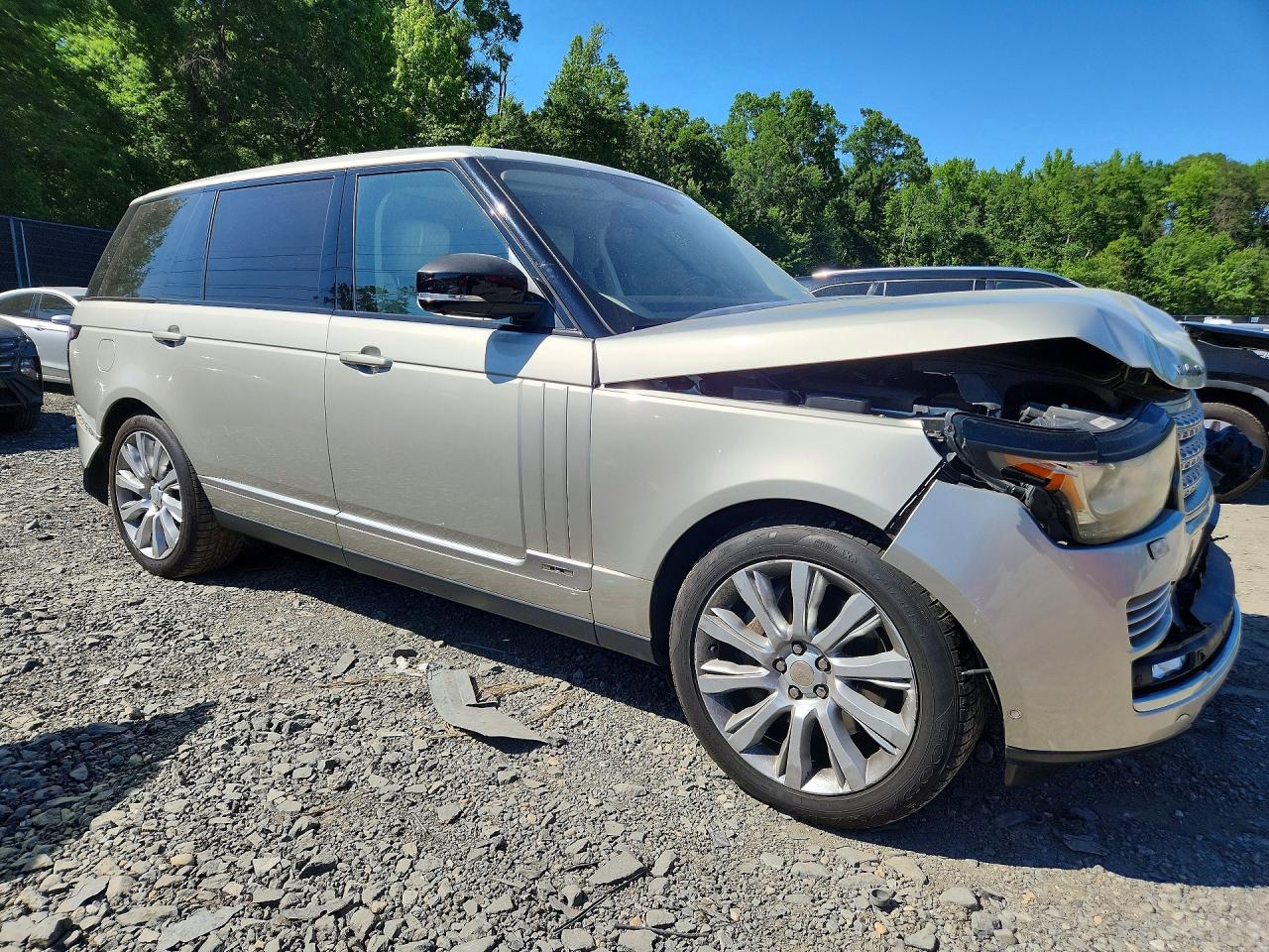 2014 Land Rover Range Rover Supercharged Silver vin: SALGS3TF1EA164152