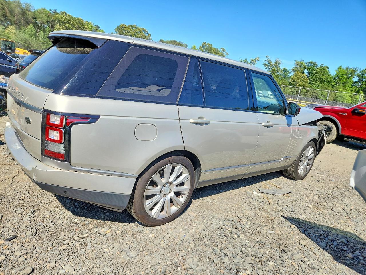 2014 Land Rover Range Rover Supercharged Silver vin: SALGS3TF1EA164152