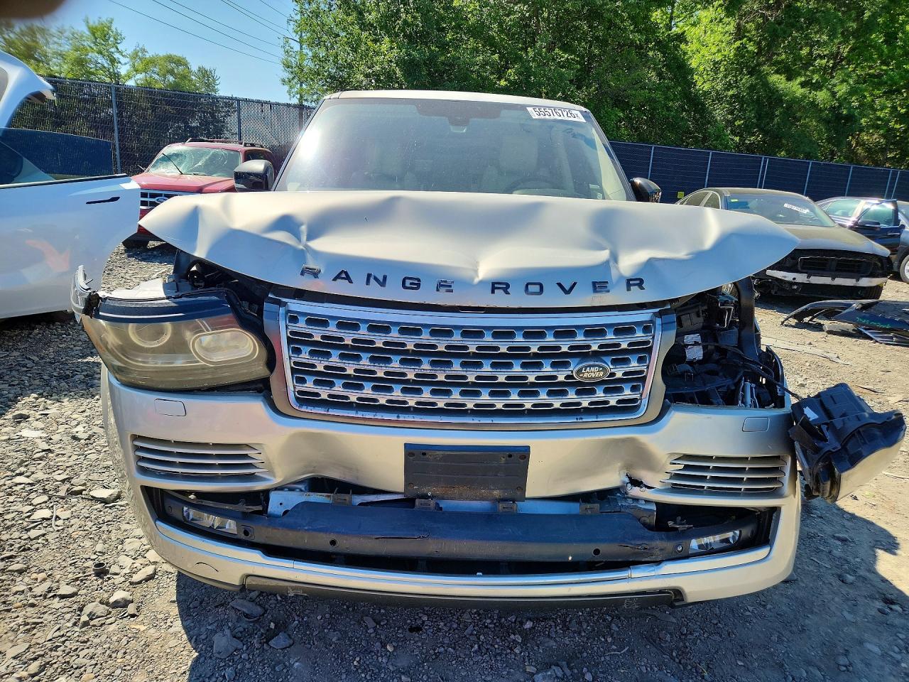 2014 Land Rover Range Rover Supercharged Silver vin: SALGS3TF1EA164152