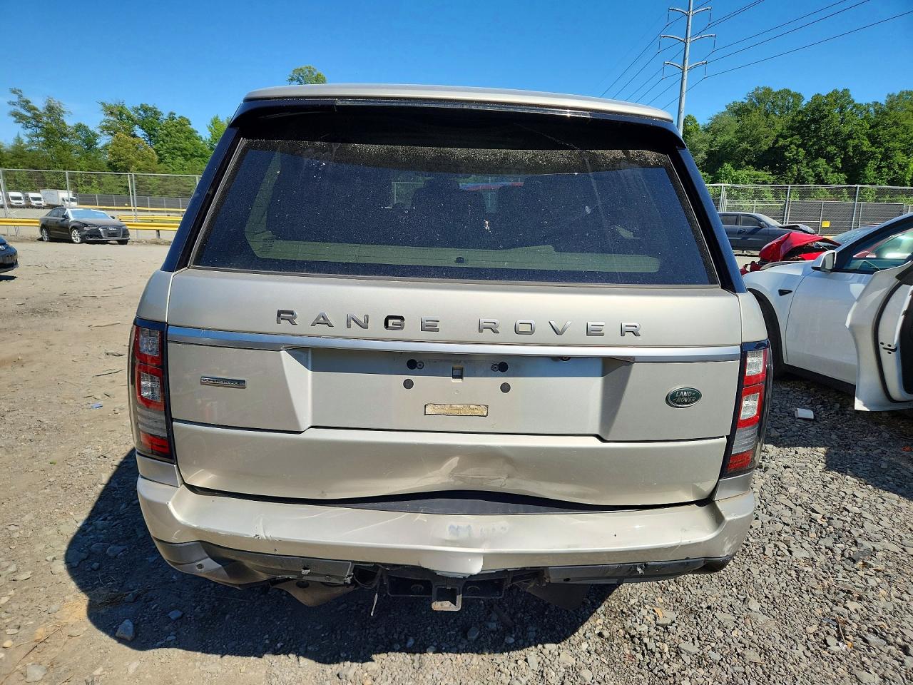 2014 Land Rover Range Rover Supercharged Silver vin: SALGS3TF1EA164152