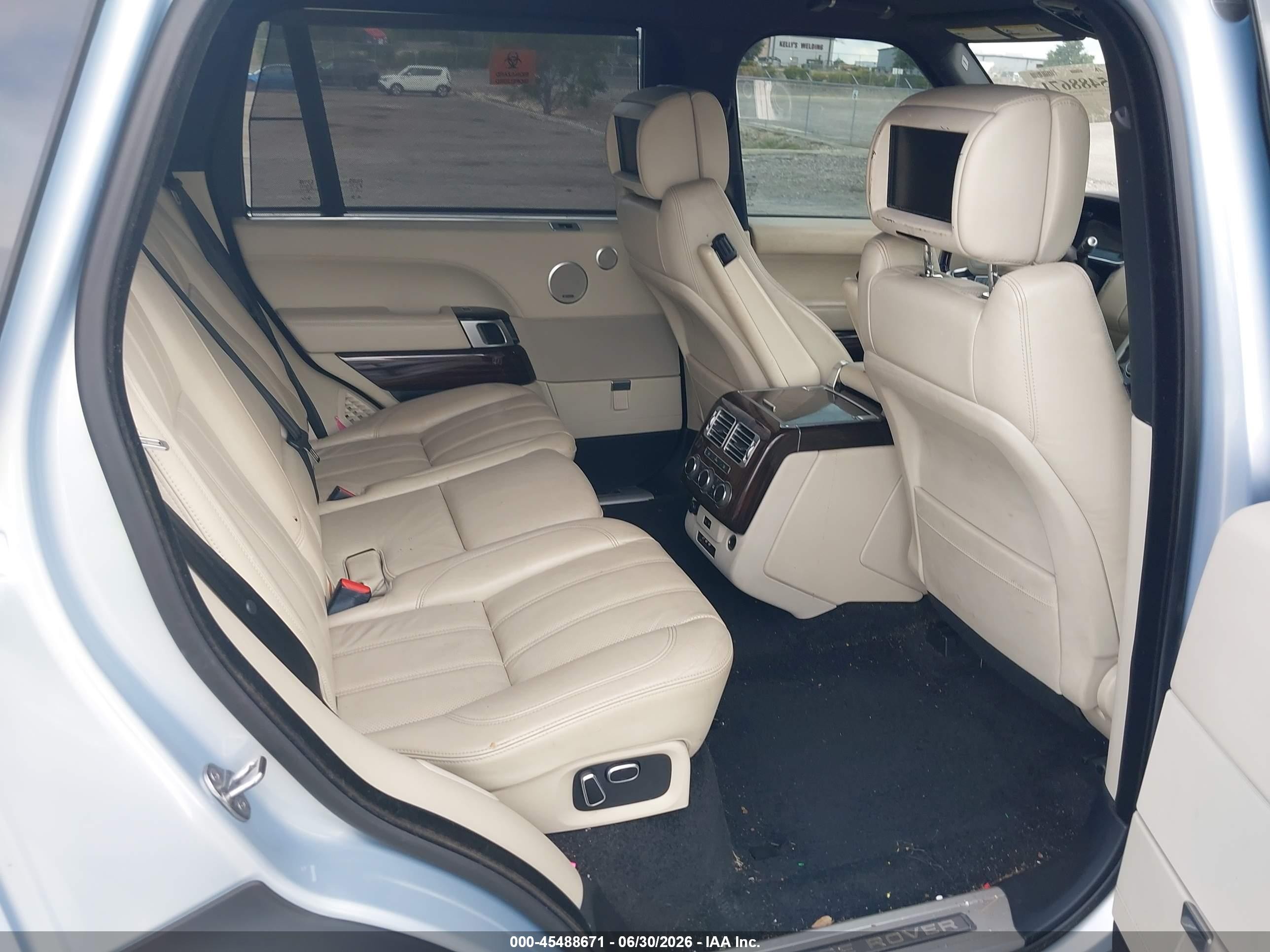 2014 Land Rover Range Rover 5.0l V8 Supercharged Light Blue vin: SALGS3TF1EA193182