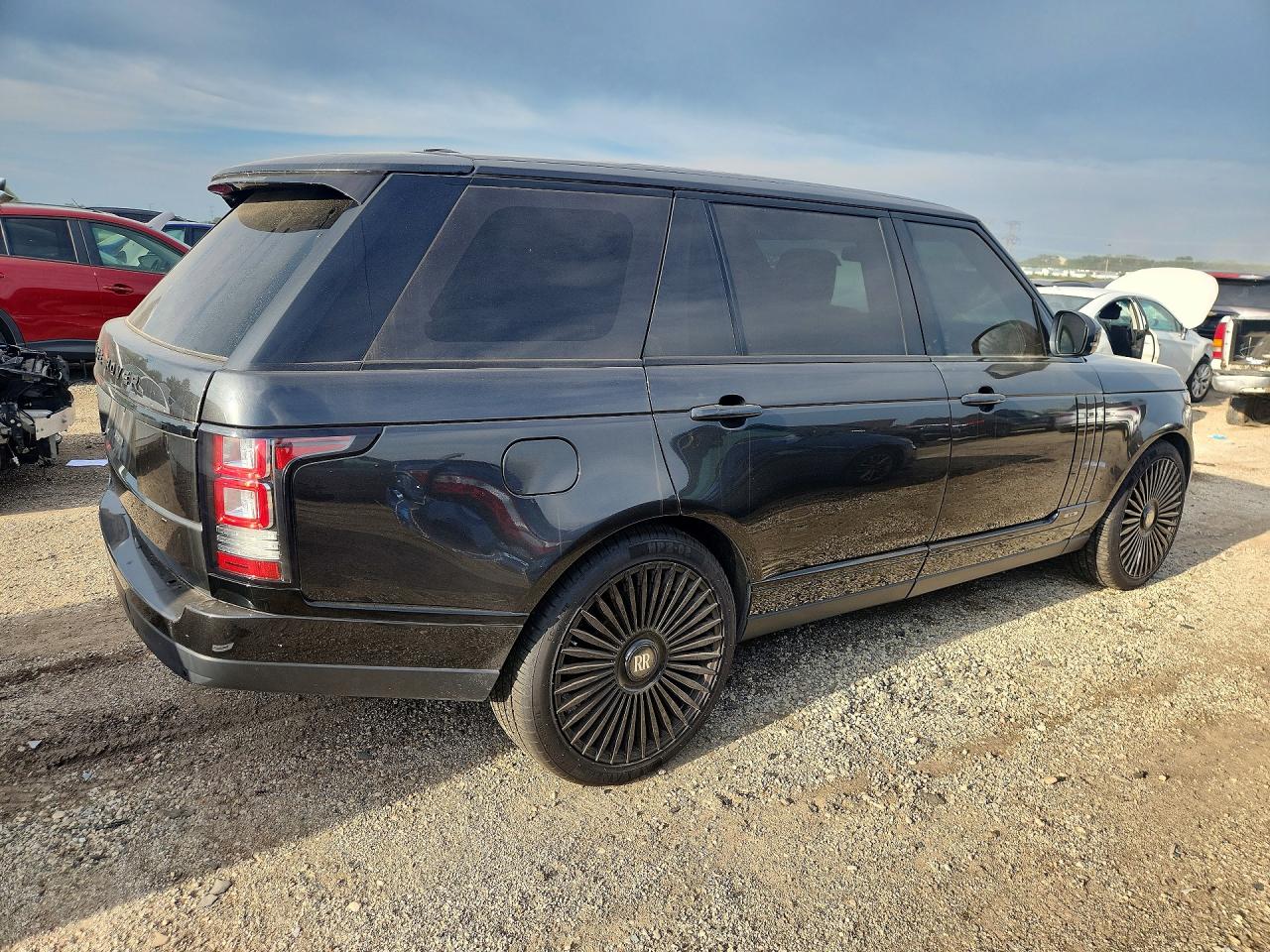 2014 Land Rover Range Rover Supercharged Black vin: SALGS3TF2EA167917