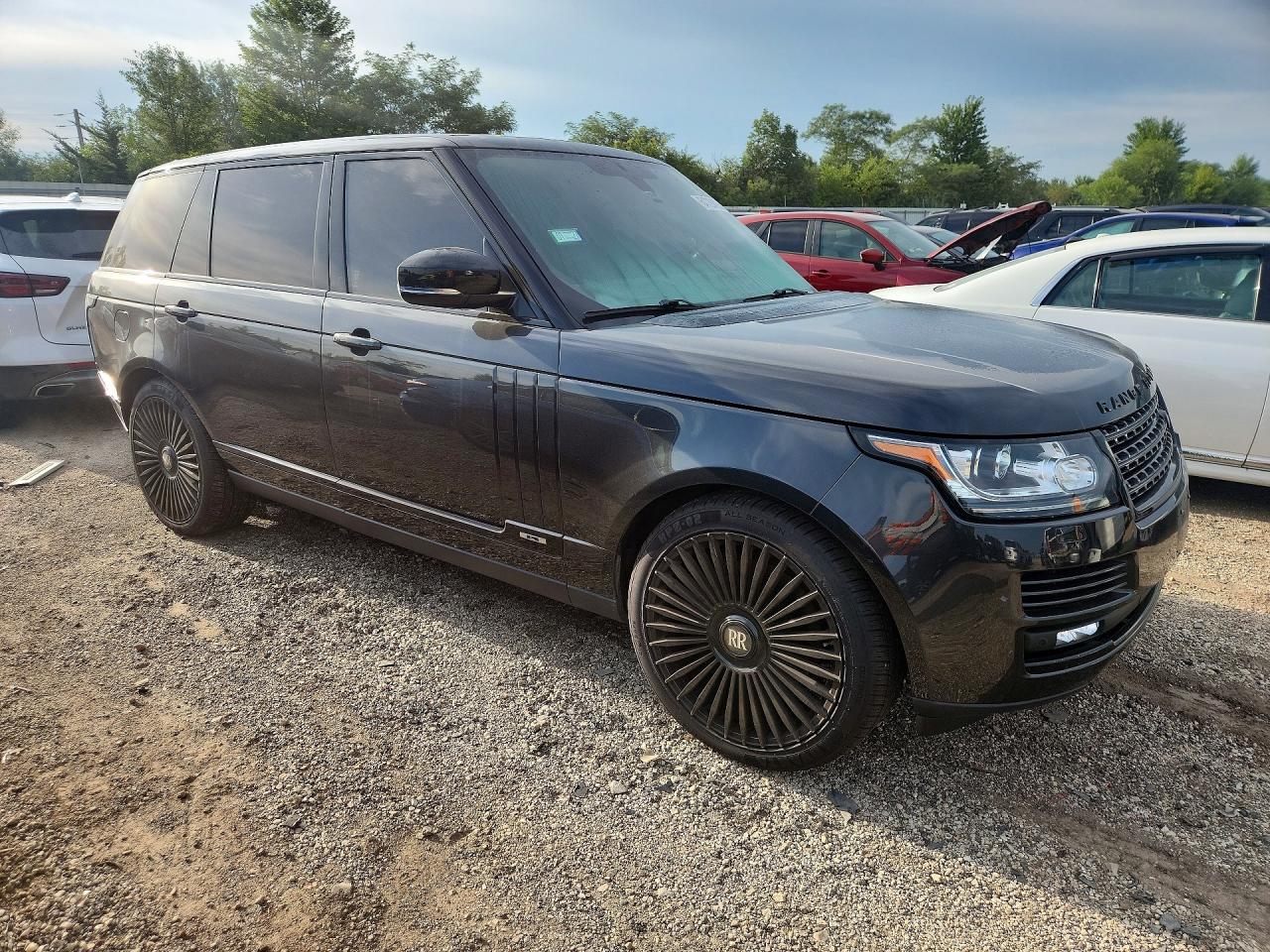 2014 Land Rover Range Rover Supercharged Black vin: SALGS3TF2EA167917