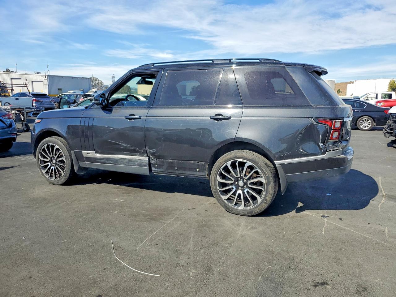 2014 Land Rover Range Rover Supercharged Black vin: SALGS3TF2EA183230