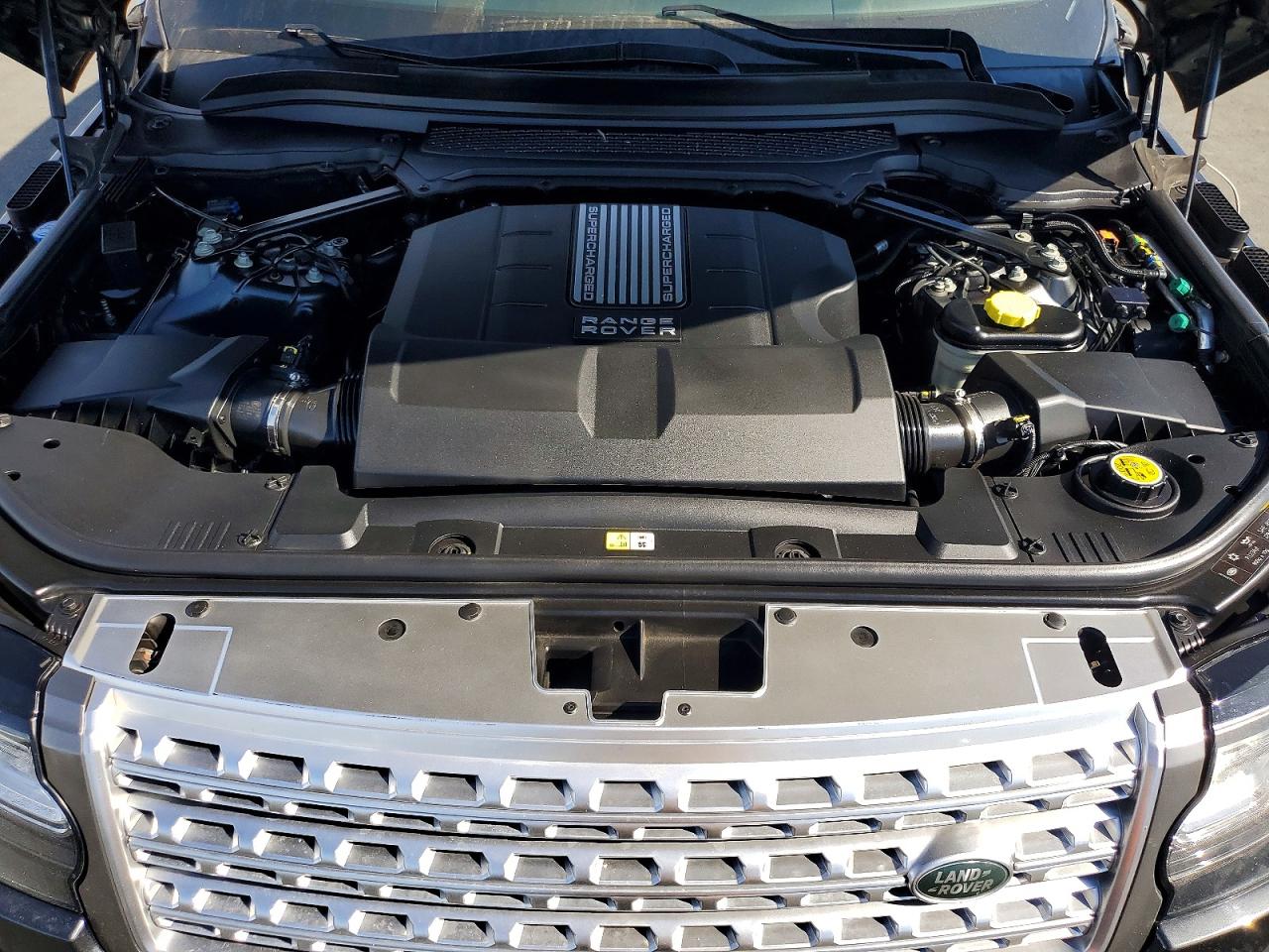 2014 Land Rover Range Rover Supercharged Black vin: SALGS3TF2EA183230