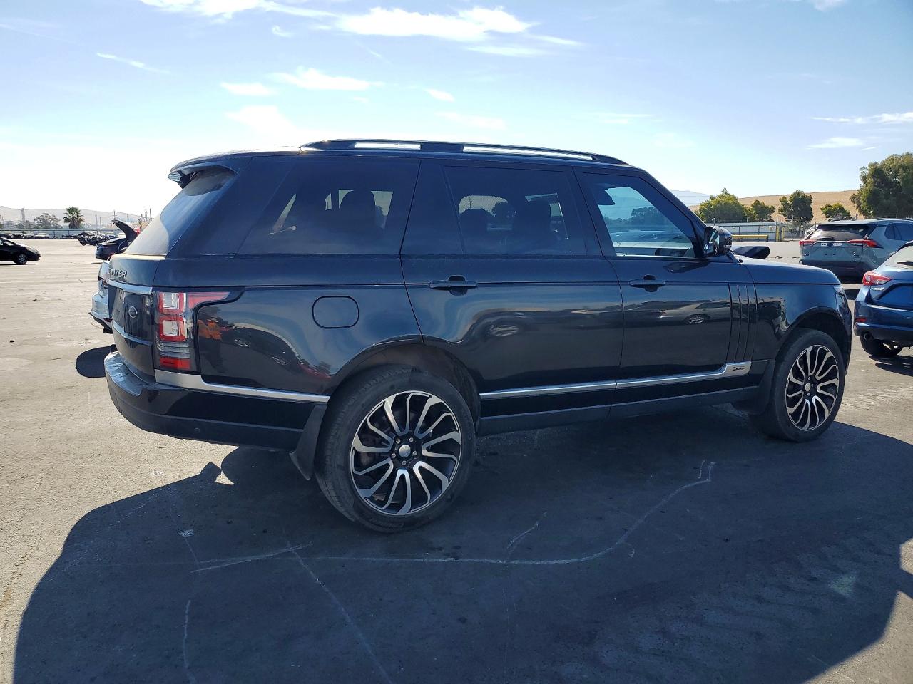2014 Land Rover Range Rover Supercharged Black vin: SALGS3TF2EA183230