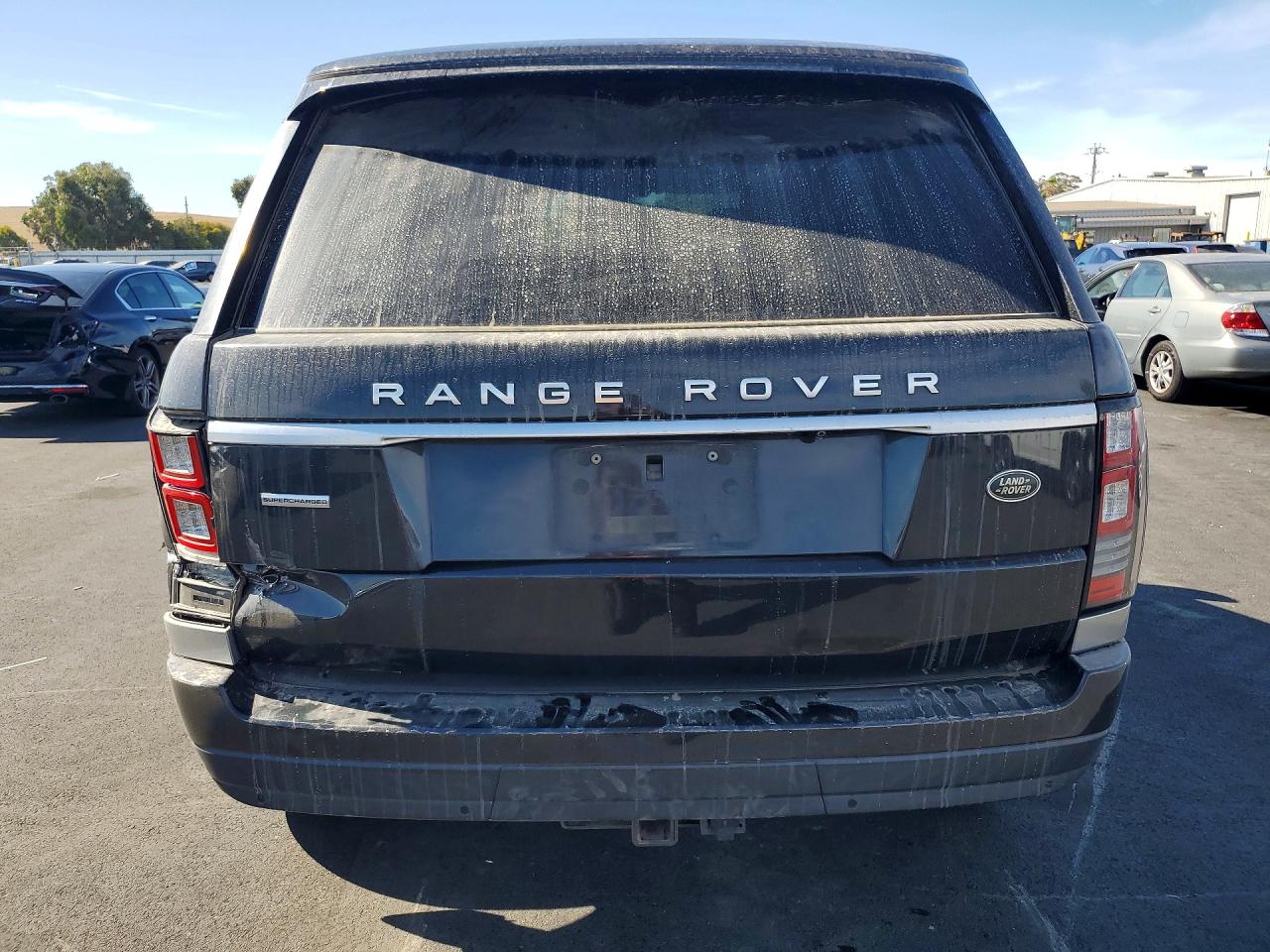 2014 Land Rover Range Rover Supercharged Black vin: SALGS3TF2EA183230