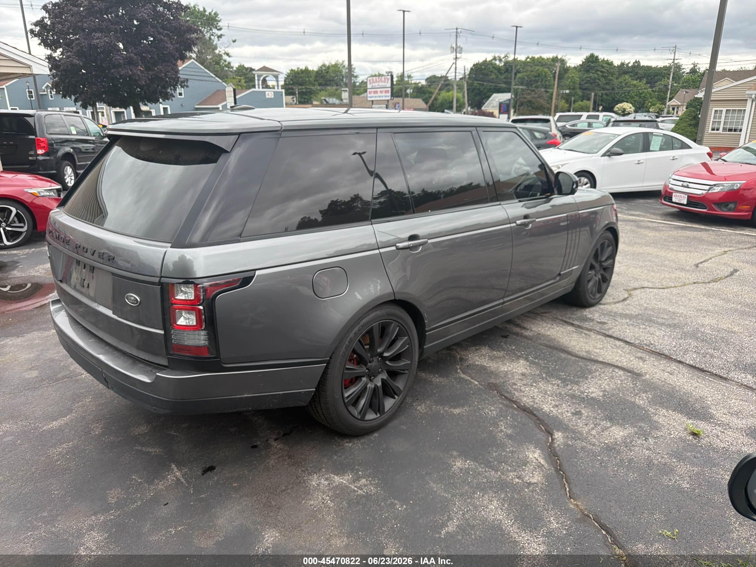 2015 Land Rover Range Rover 5.0l V8 Supercharged Gray vin: SALGS3TF2FA203073