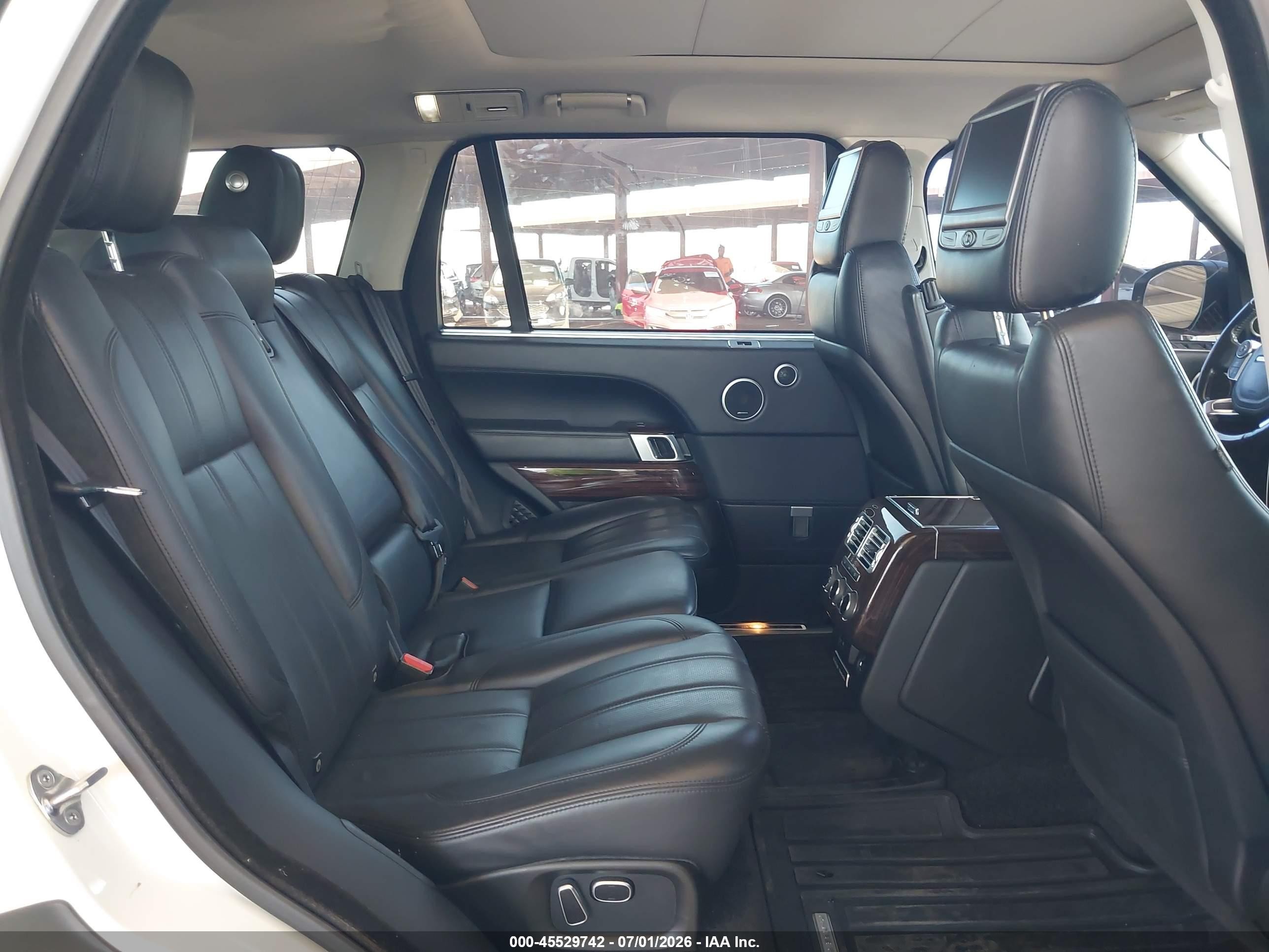2015 Land Rover Range Rover 5.0l V8 Supercharged White vin: SALGS3TF2FA239992