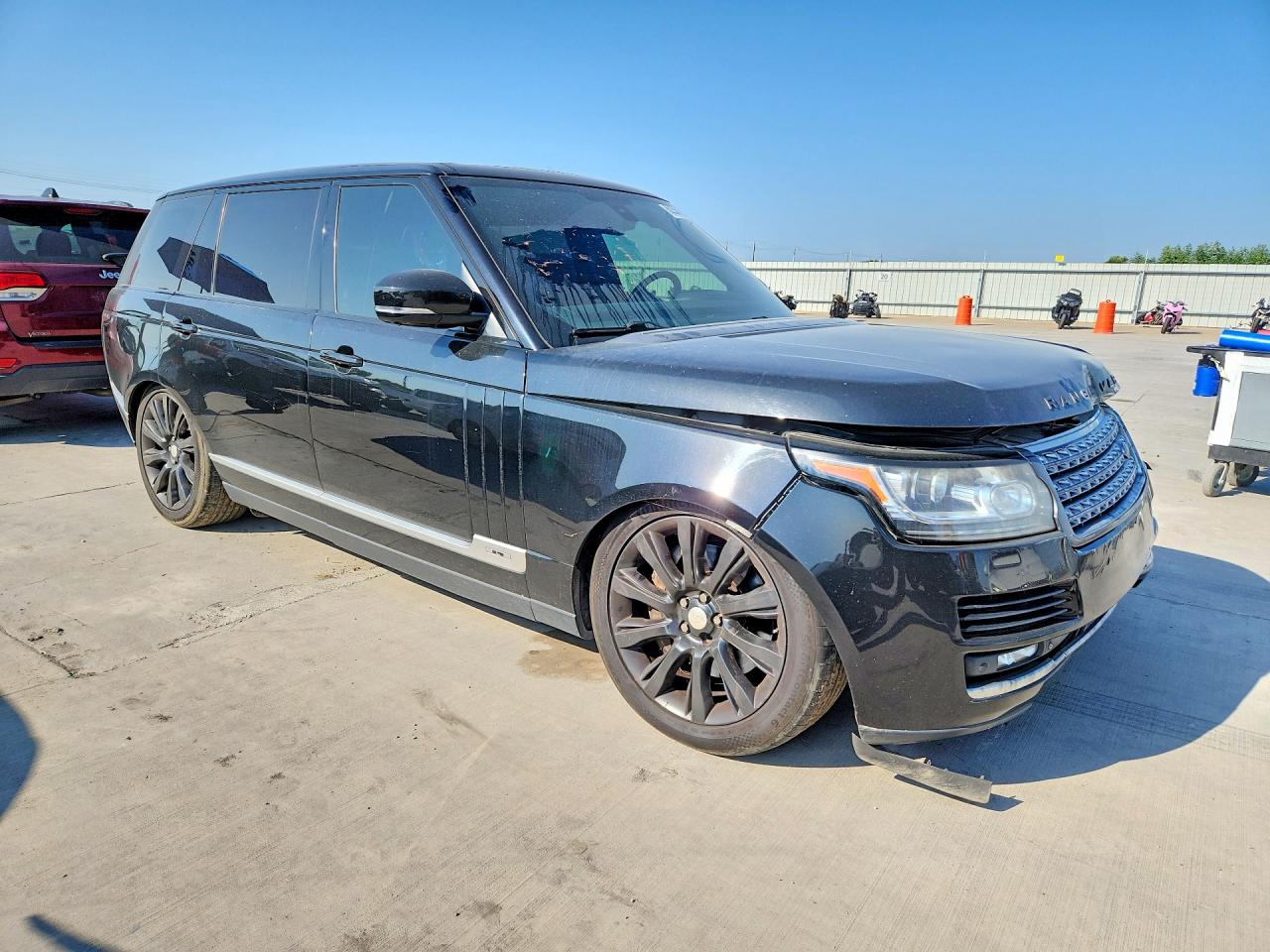 2014 Land Rover Range Rover Supercharged Black vin: SALGS3TF7EA163622